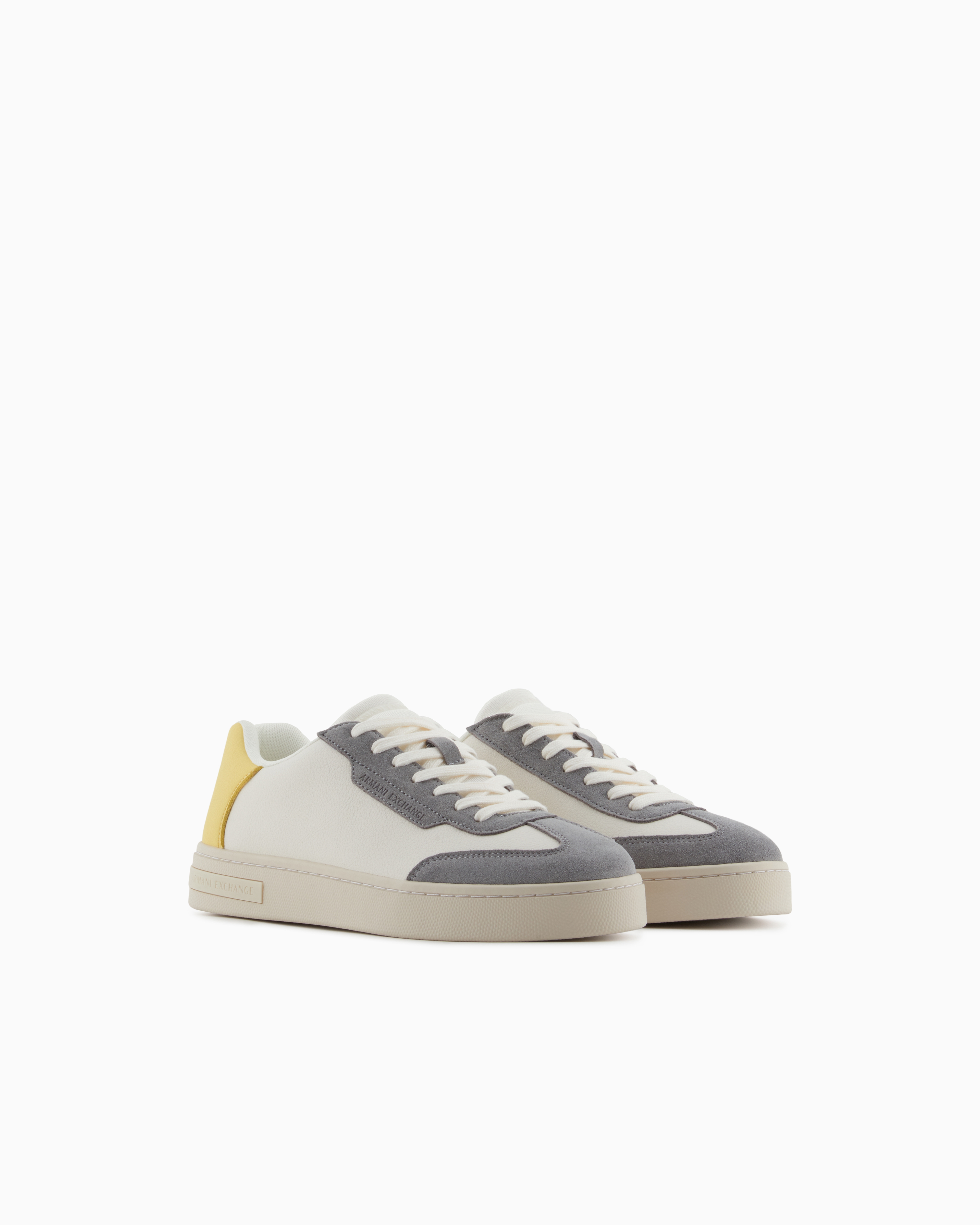 Armani Exchange Sneakers In Yellow