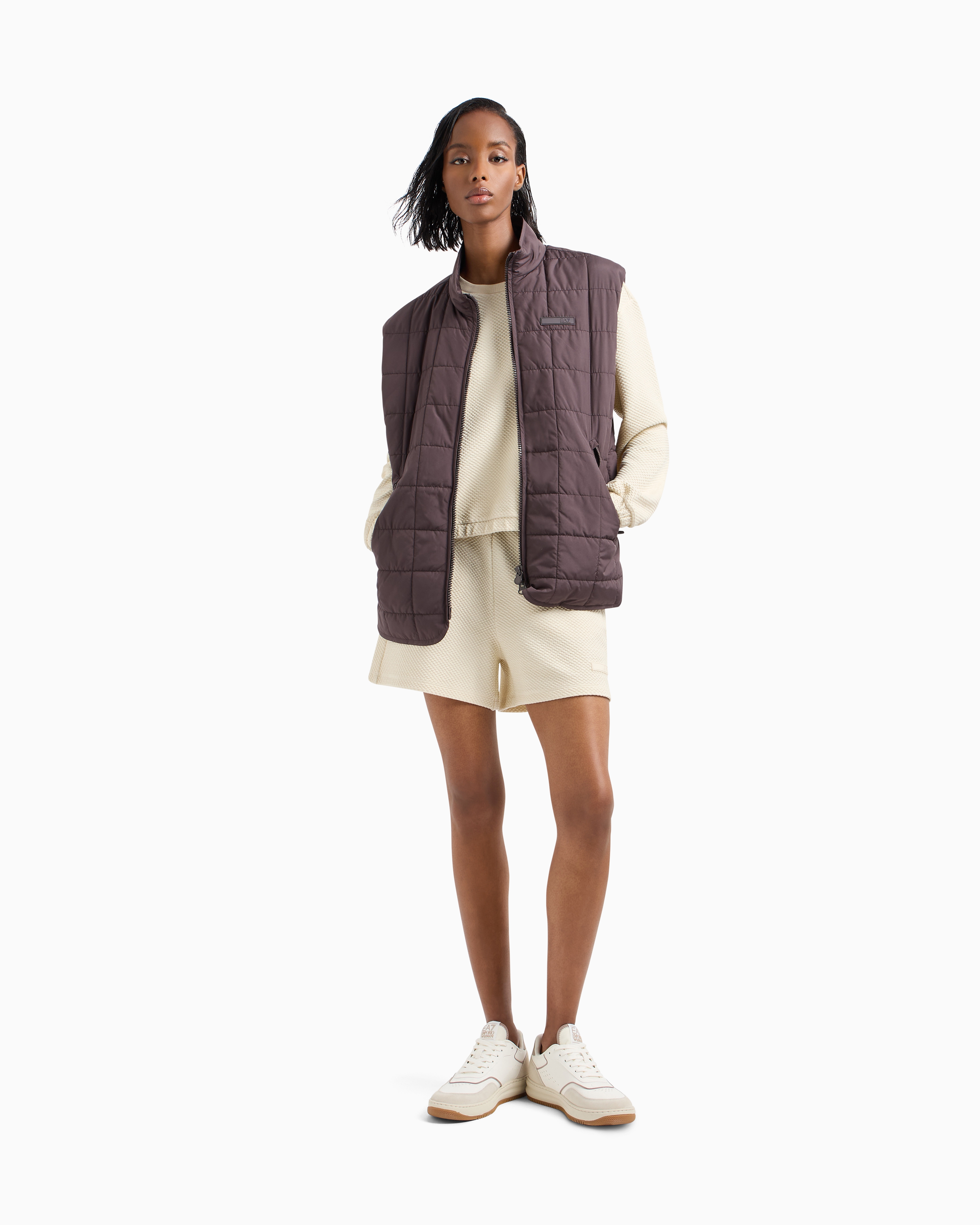 Ea7 Sweatshirts Without Hood In Beige