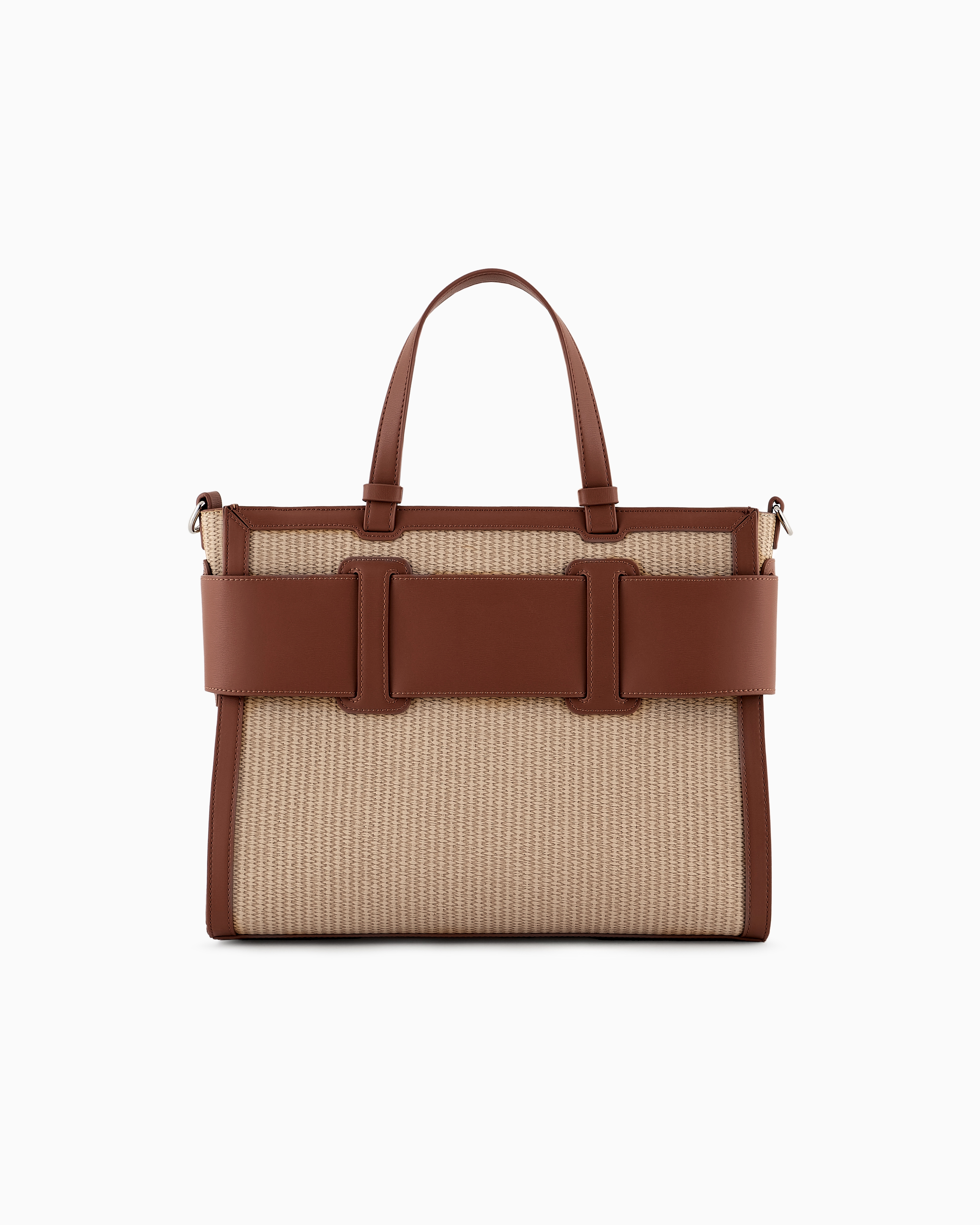Armani Exchange Shoppers In Brown