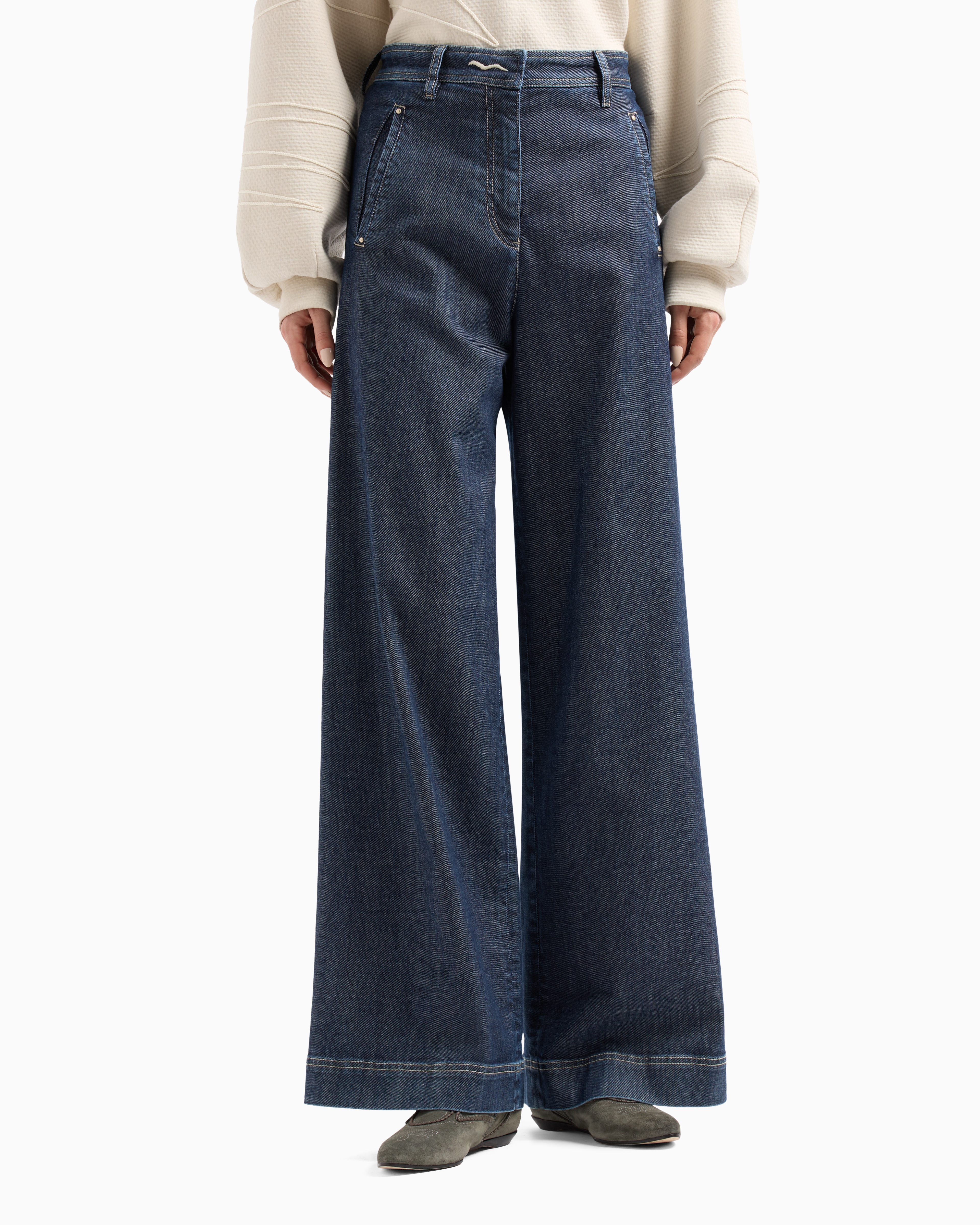 Giorgio Armani 5 Pockets In Blue