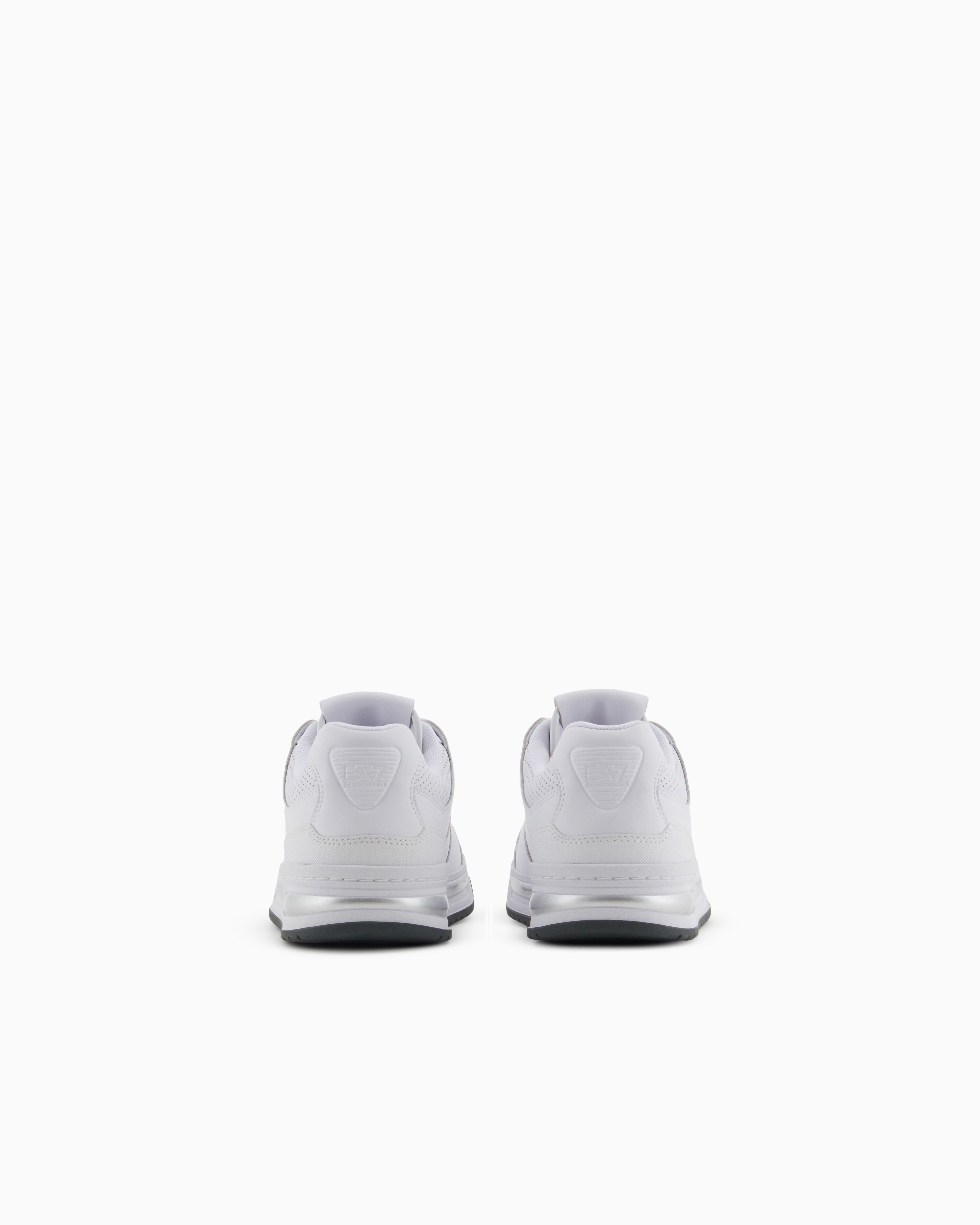 EA7 BASELINE LEATHER SNEAKERS