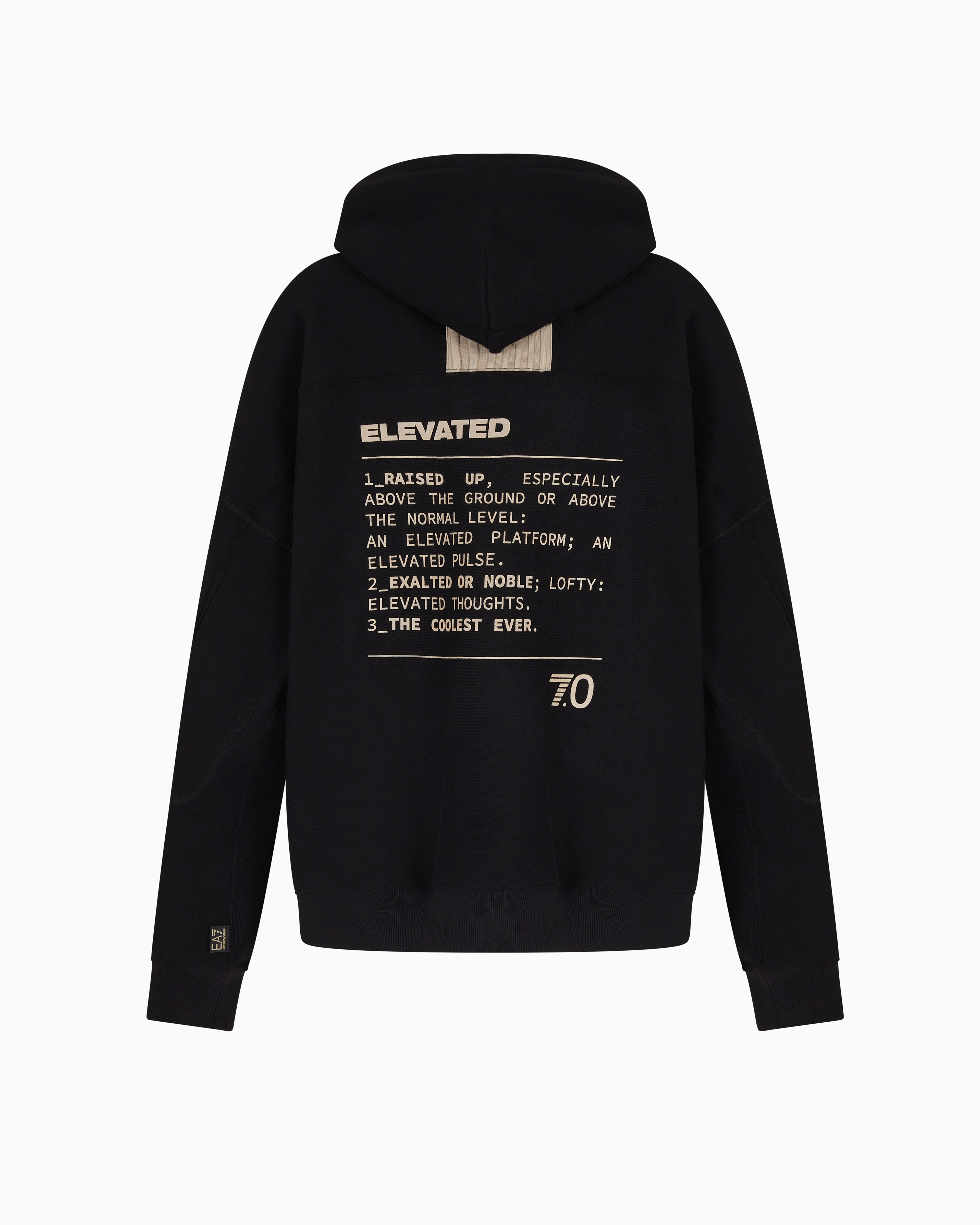 Ea7 Hoodies In Black