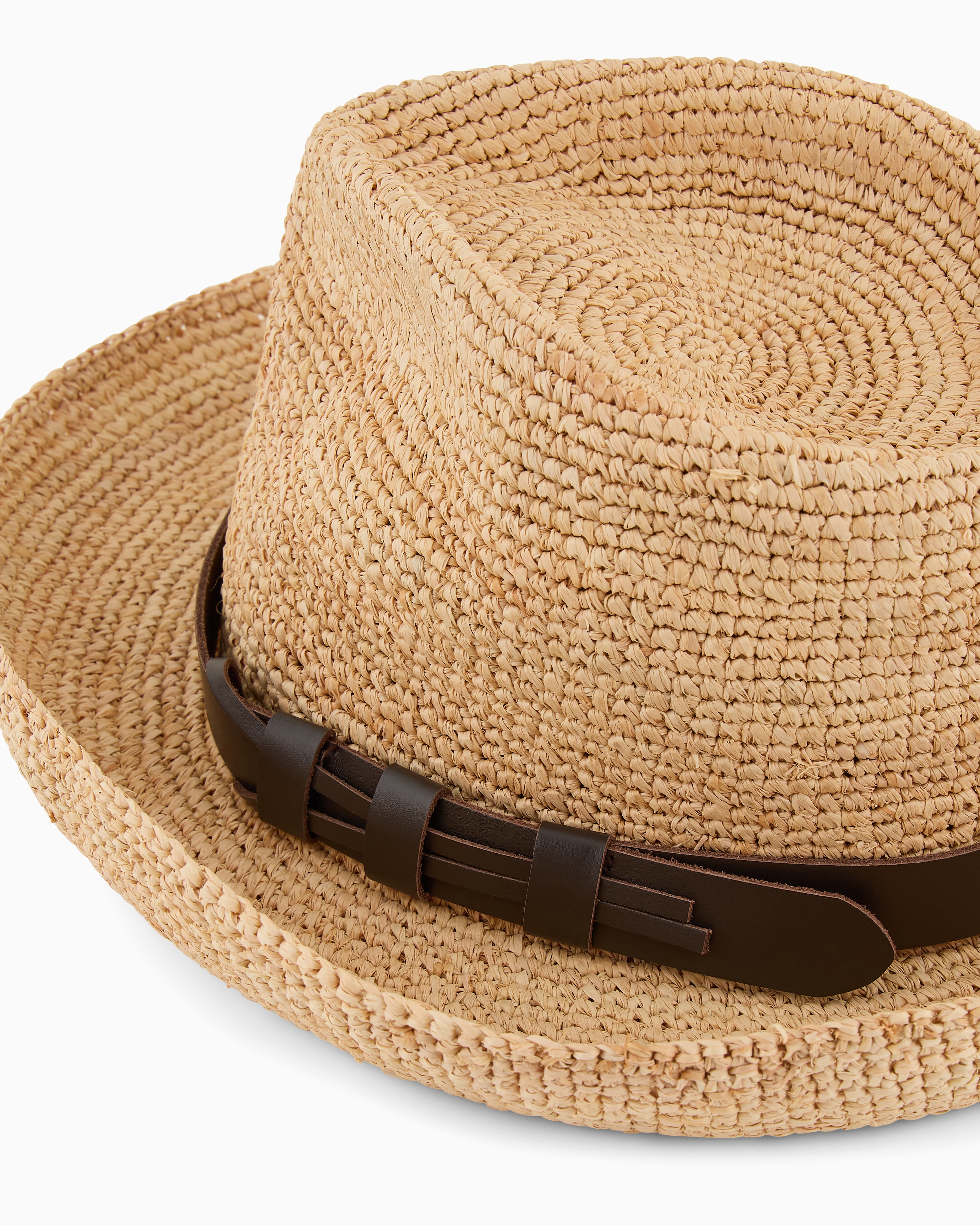 UNLIENSアンリアン raffia baguette hat