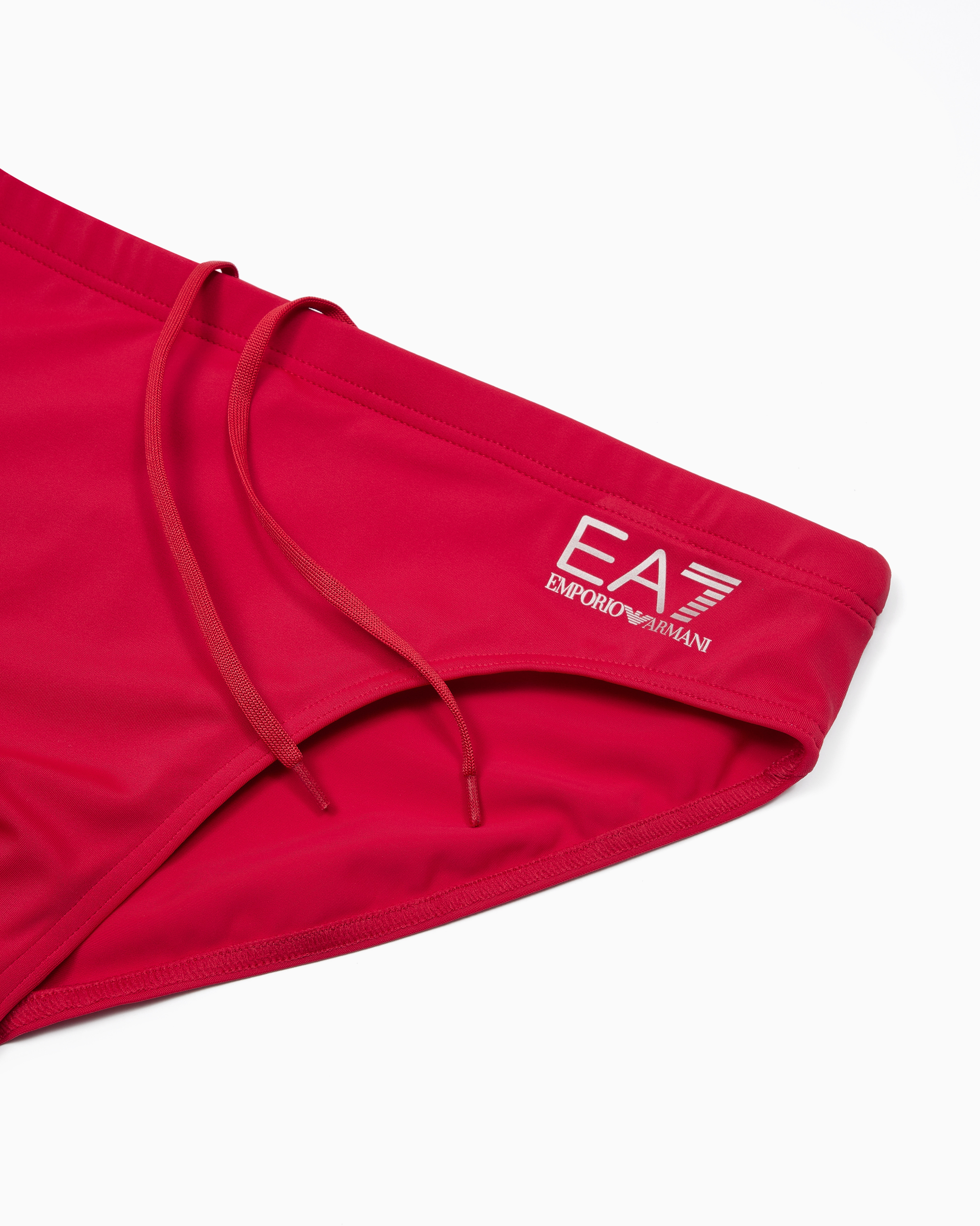 Ea7 Swim Briefs In Red