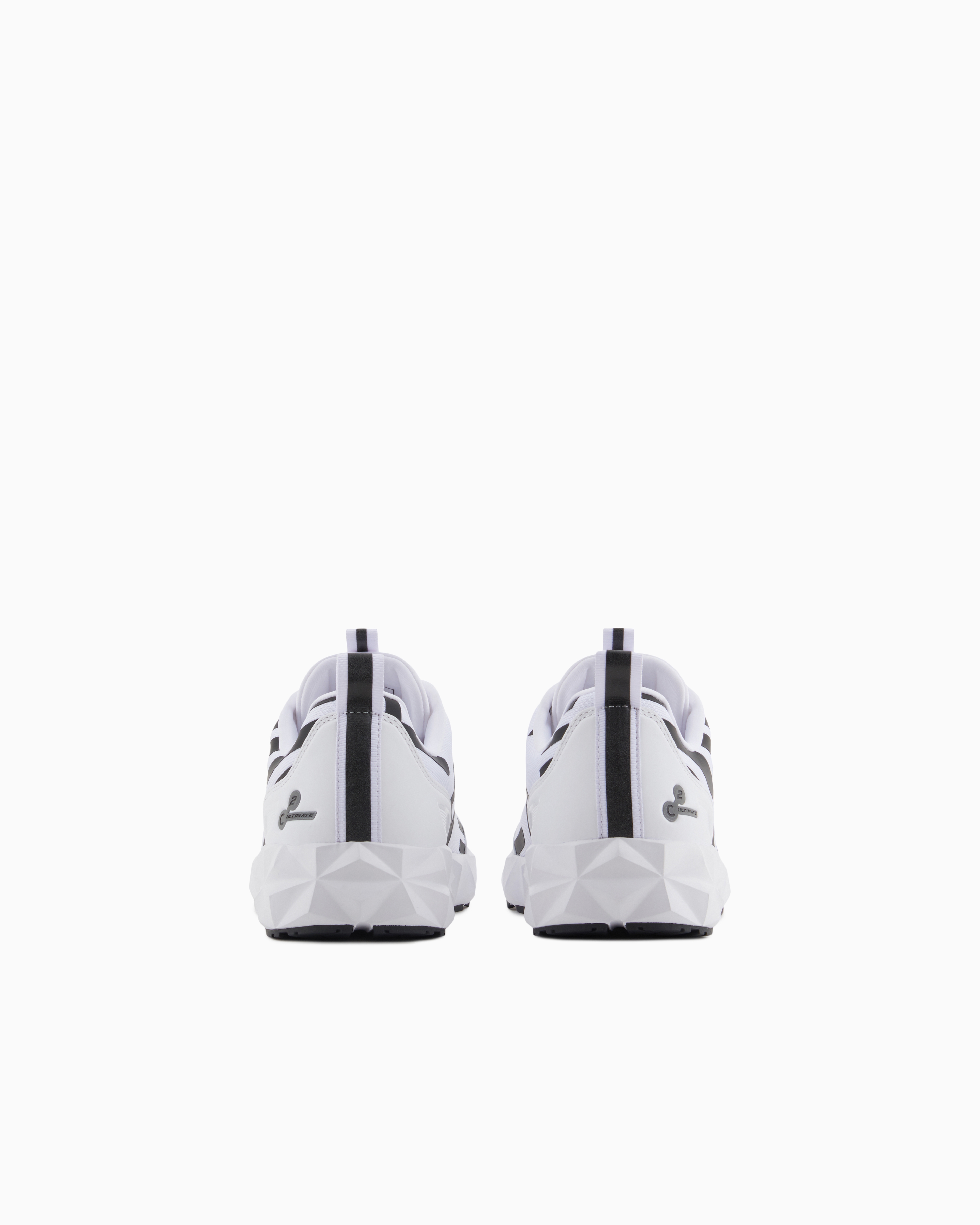 Ea7 Emporio Armani Kombat Fabric Low-top Sneakers In White