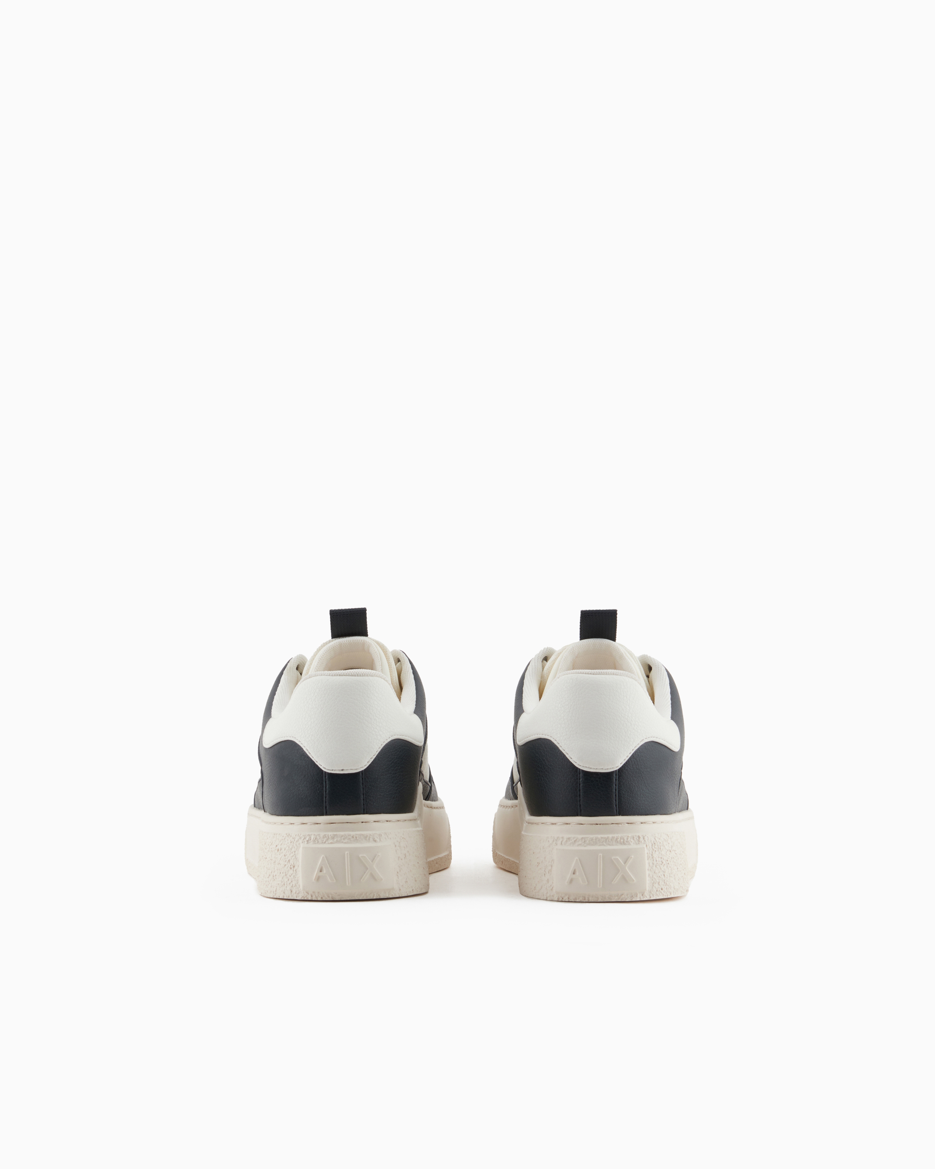 Armani Exchange Sneakers In Eco-leather With Elastic Laces