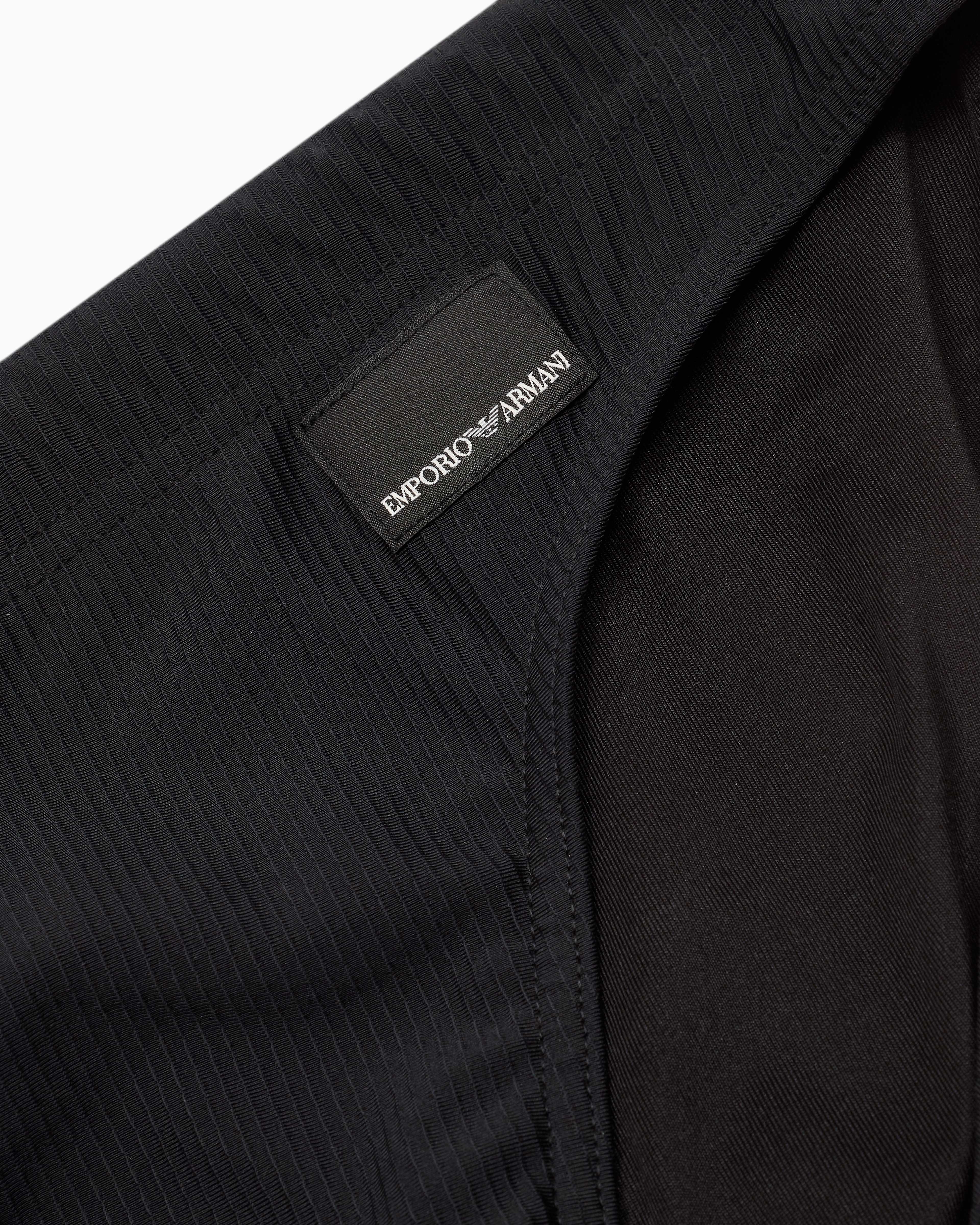 Emporio Armani Black Edition Swim Briefs With Logo Patch In Black