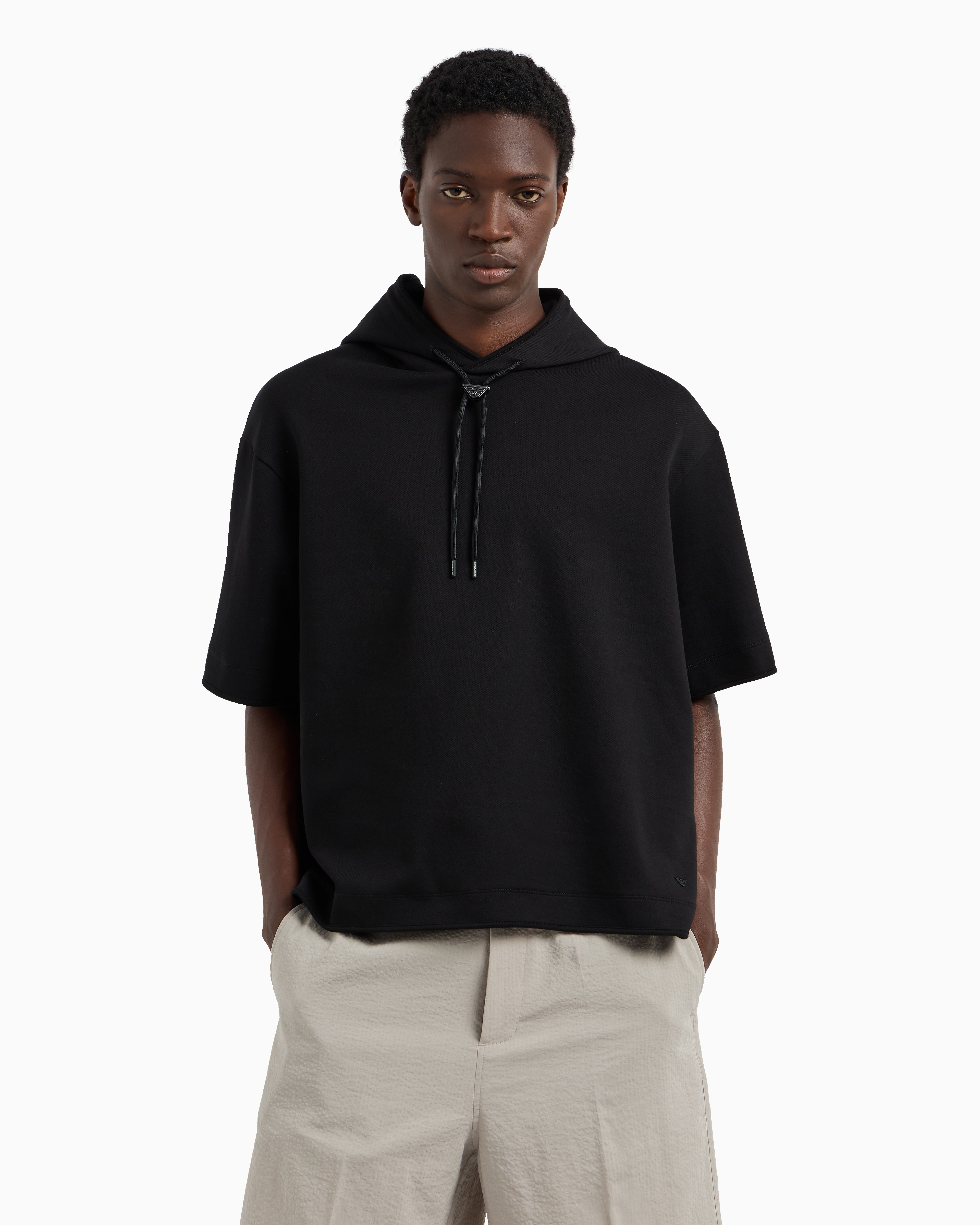 Emporio Armani Hoodies In Black
