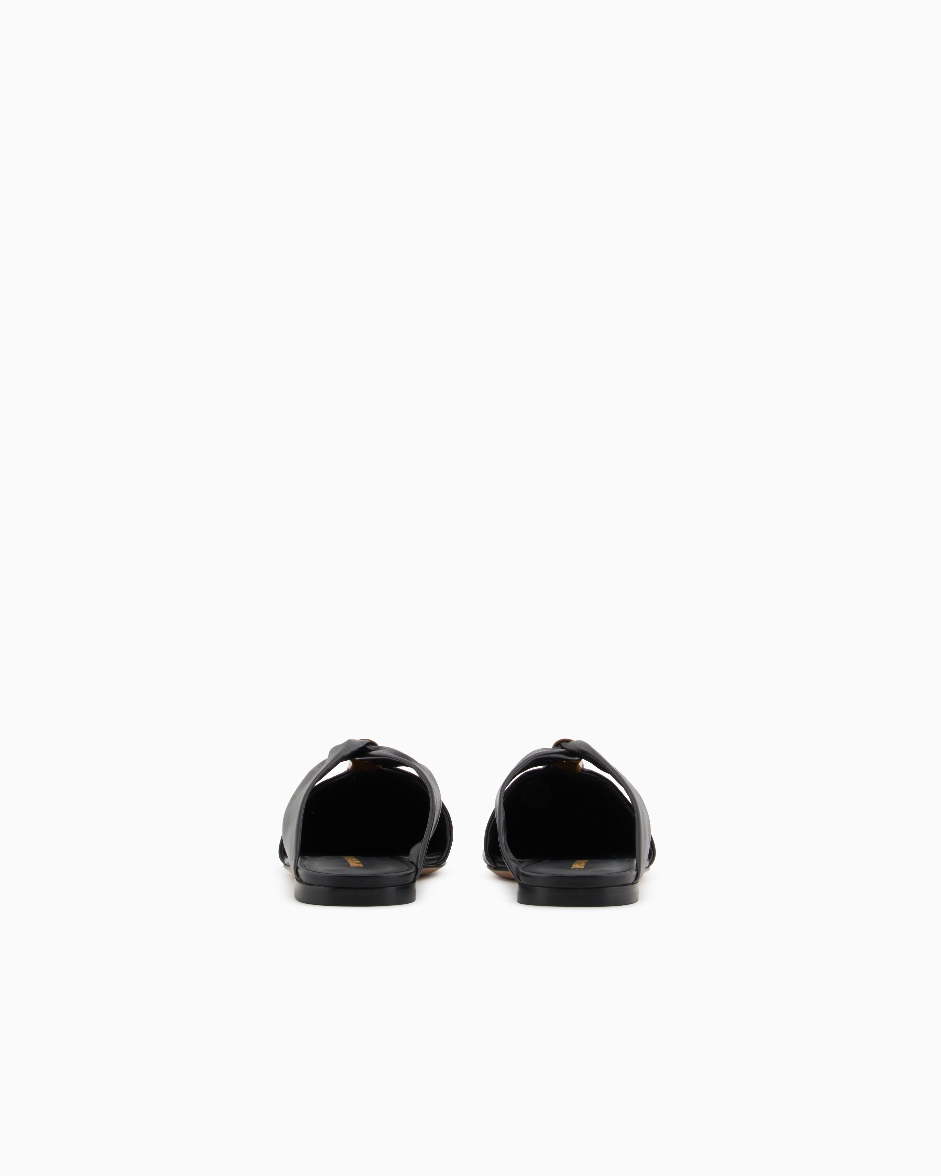 Emporio Armani Slides In Black