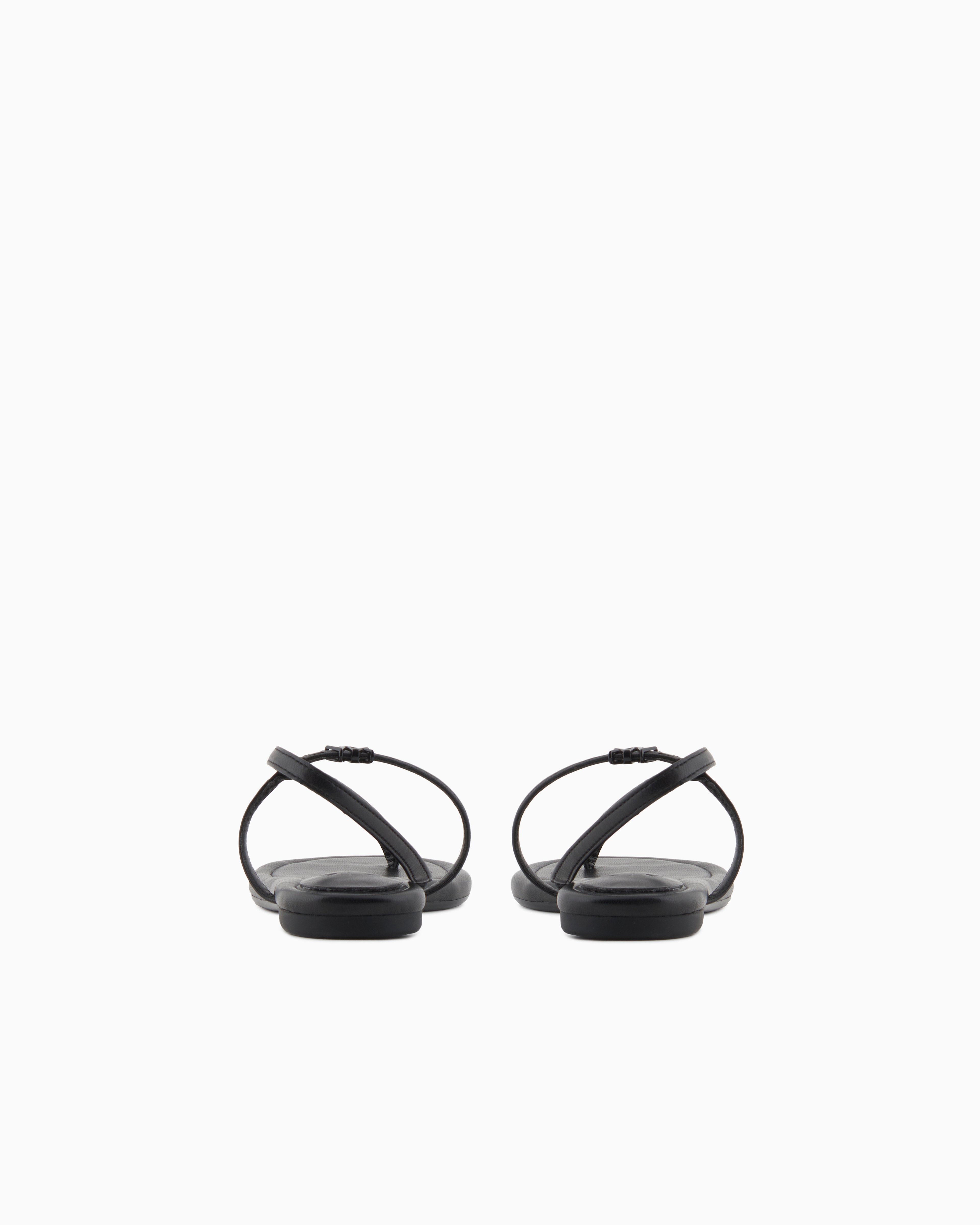 Armani Exchange Sandals In Black
