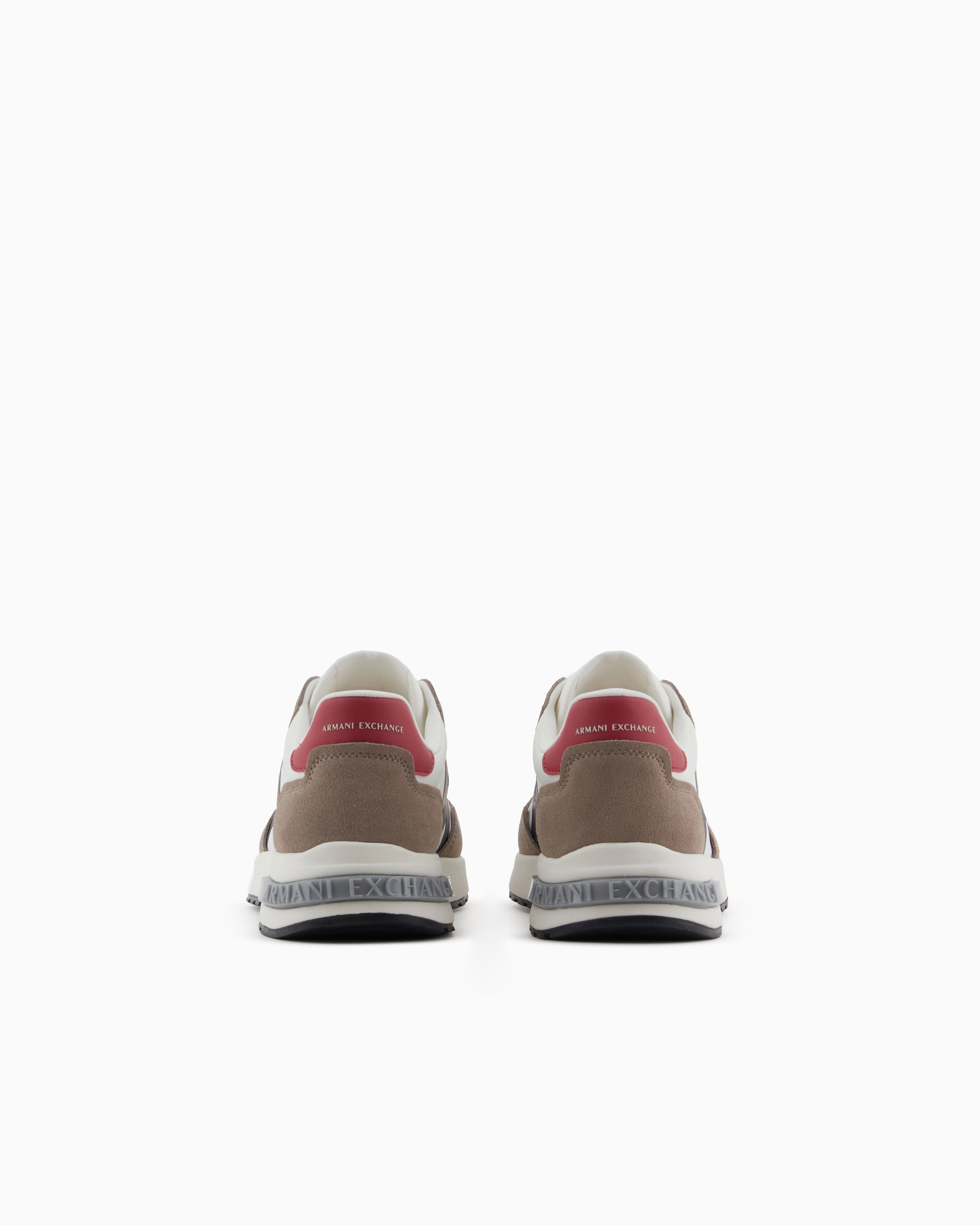 Armani Exchange Sneakers In Brown