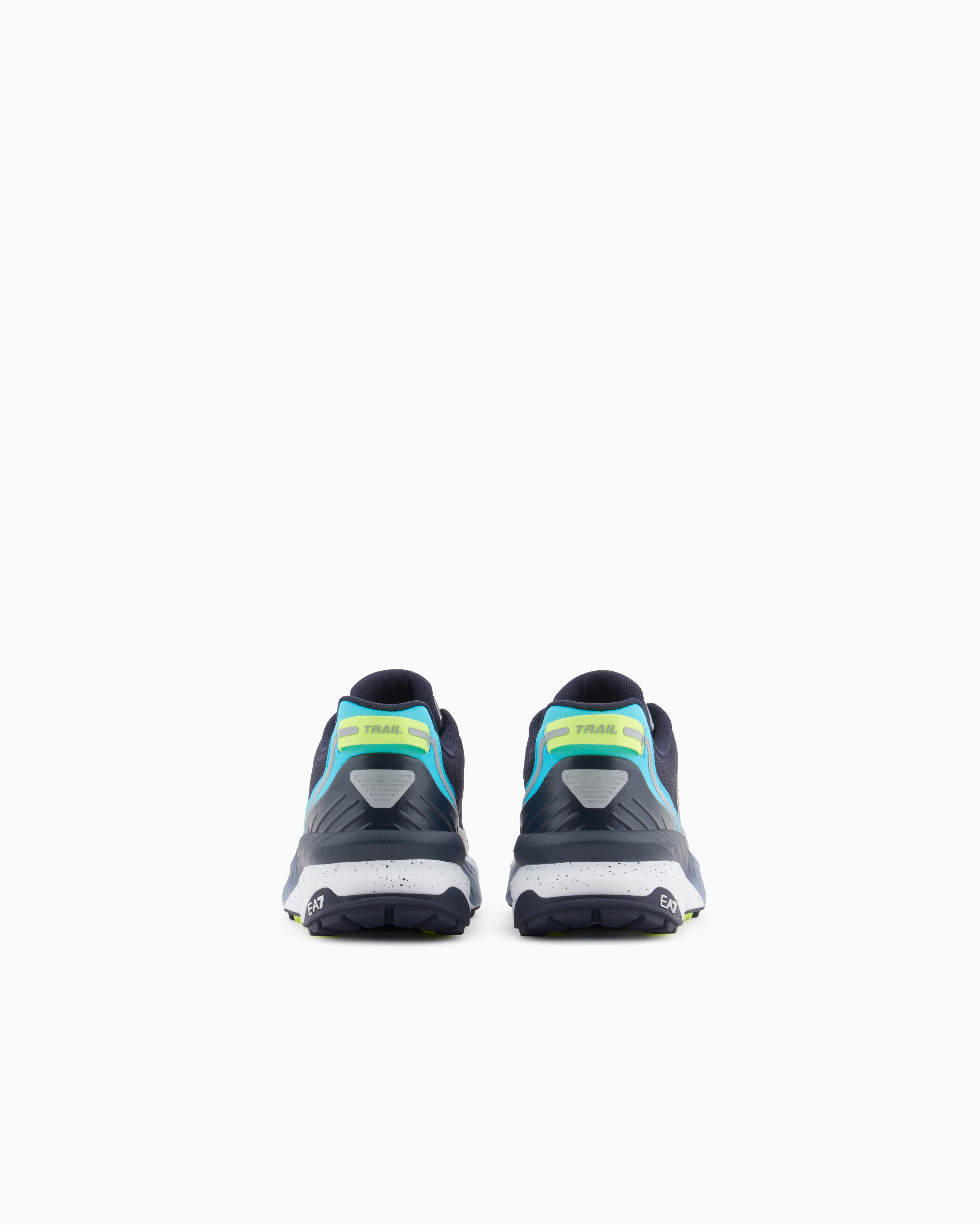 Ea7 Crusher Distance Sonic Trail Sneakers In Blue