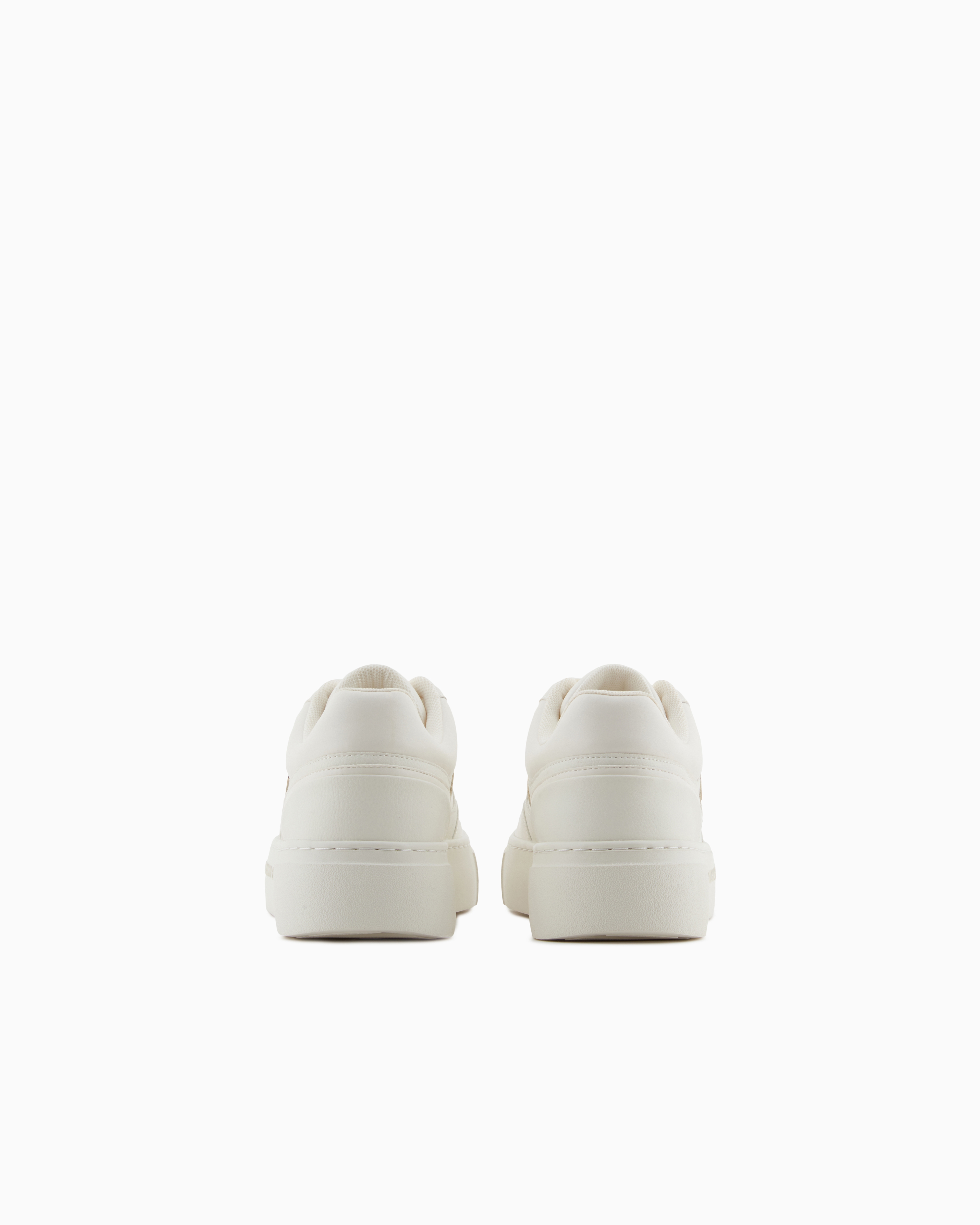 Armani Exchange Sneakers With Contrasting Side Band In White