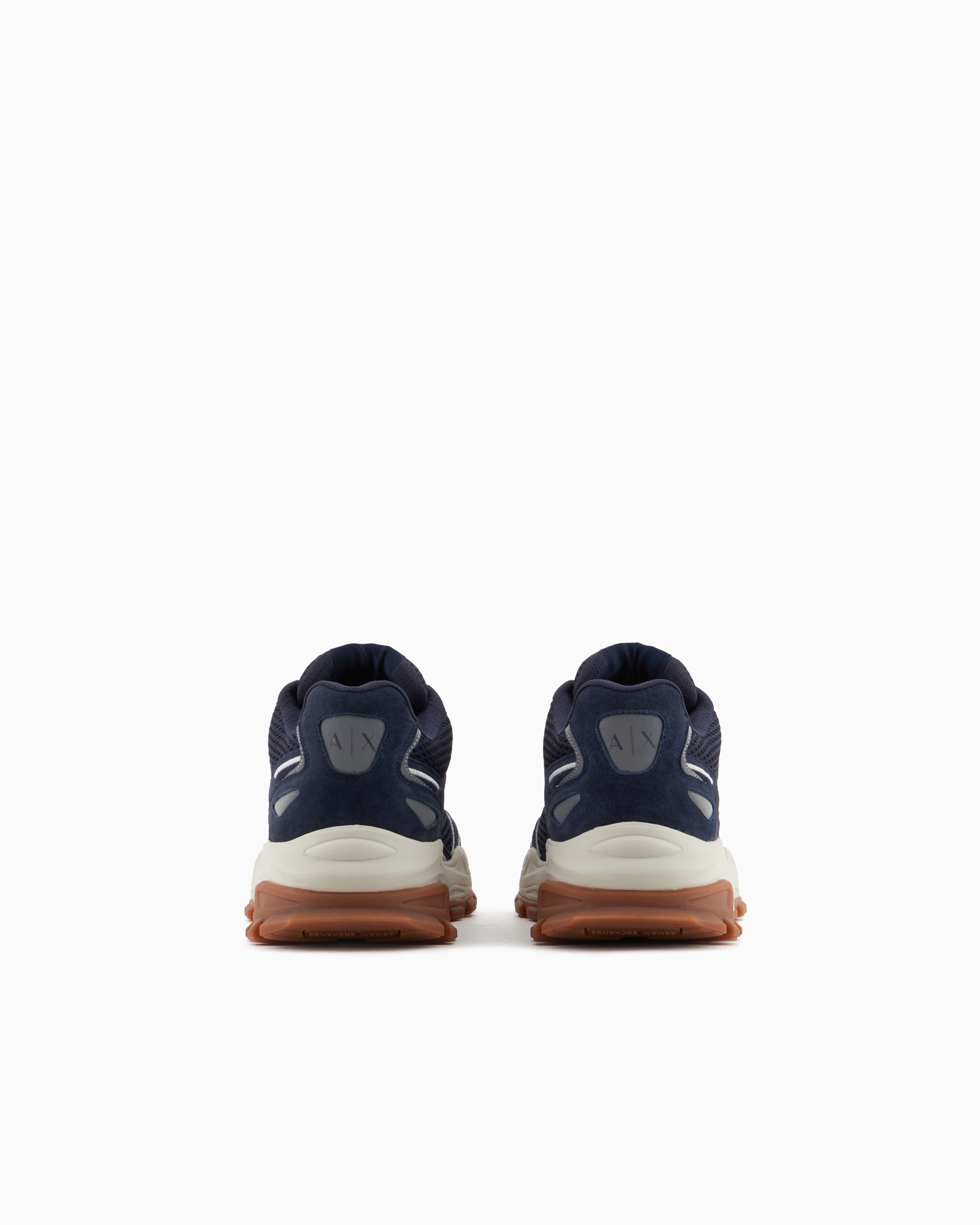 Armani Exchange Sneakers In Navy Blue