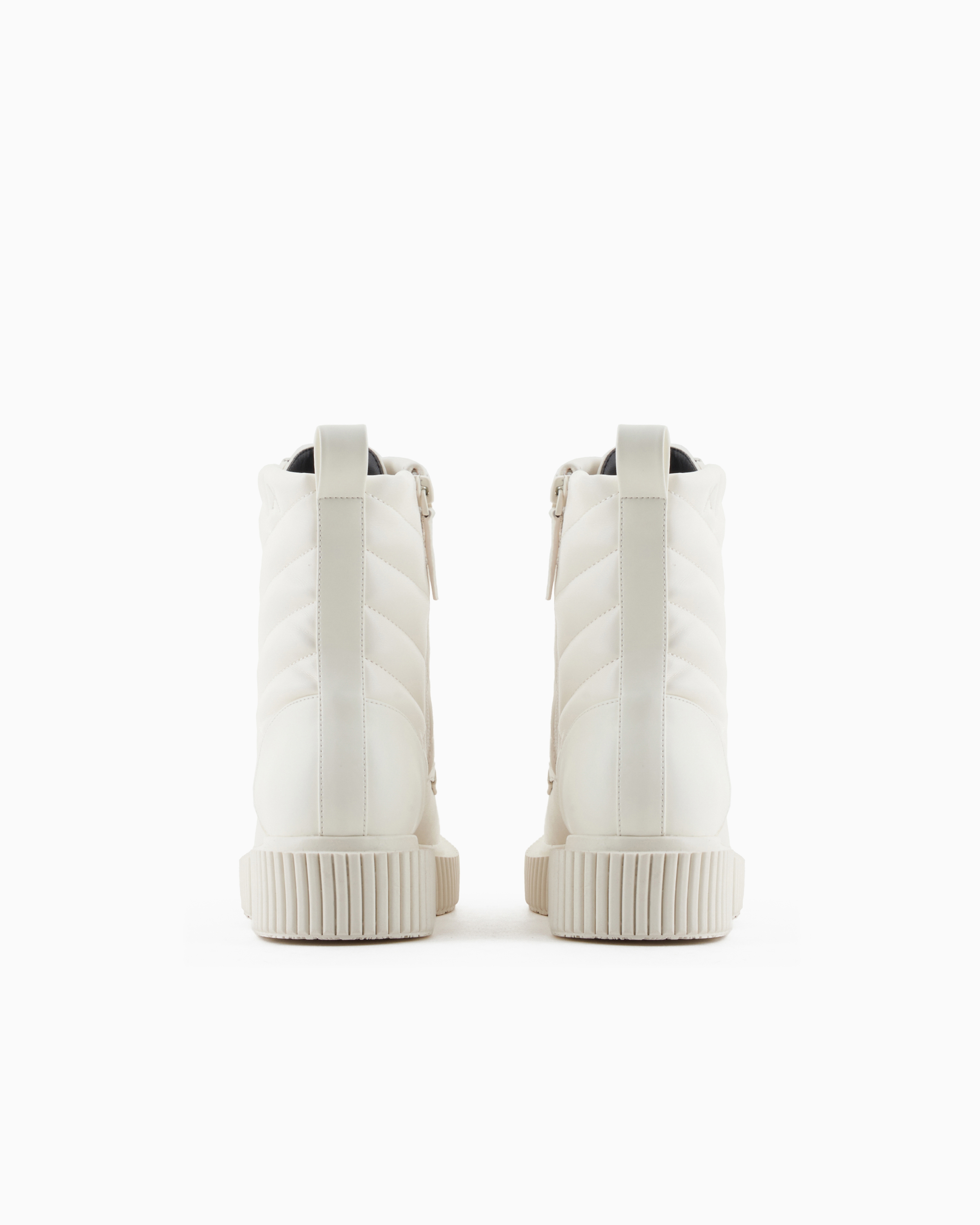 Armani Exchange Booties In White