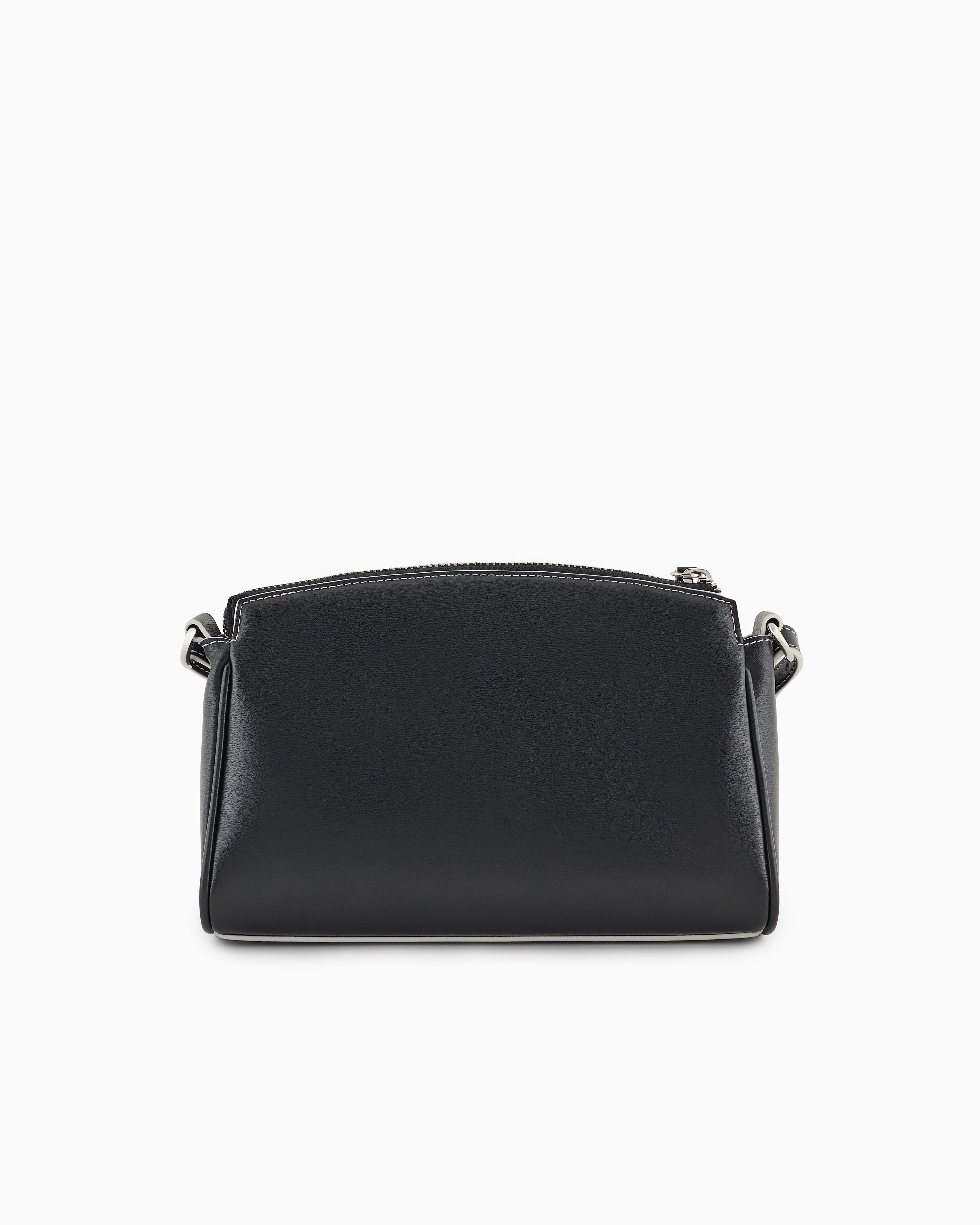 Armani Exchange Asv Lock Shoulder Bag In Black