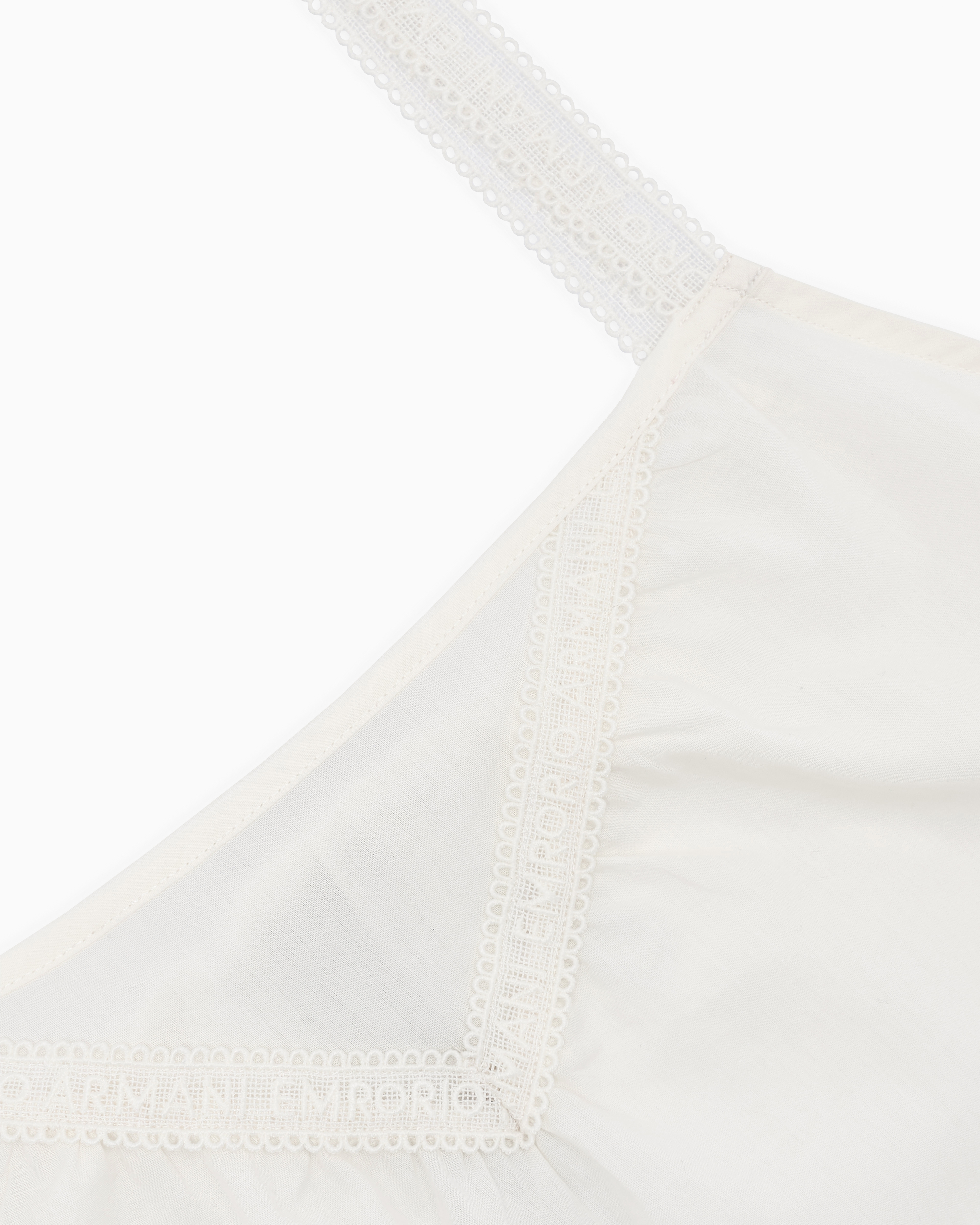 Emporio Armani Loungewear Top With Logo Embroidery