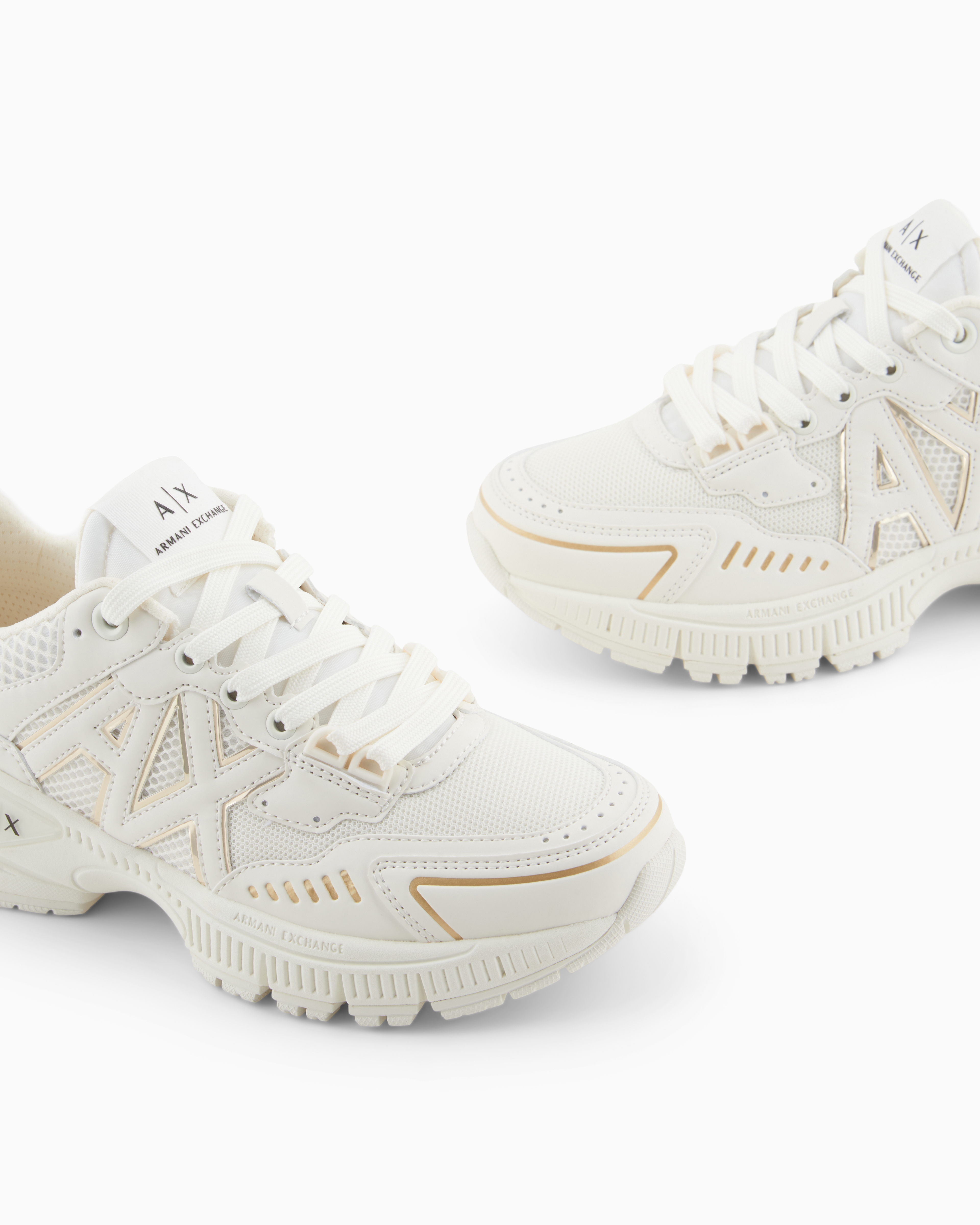 Armani Exchange Sneakers In Weiss