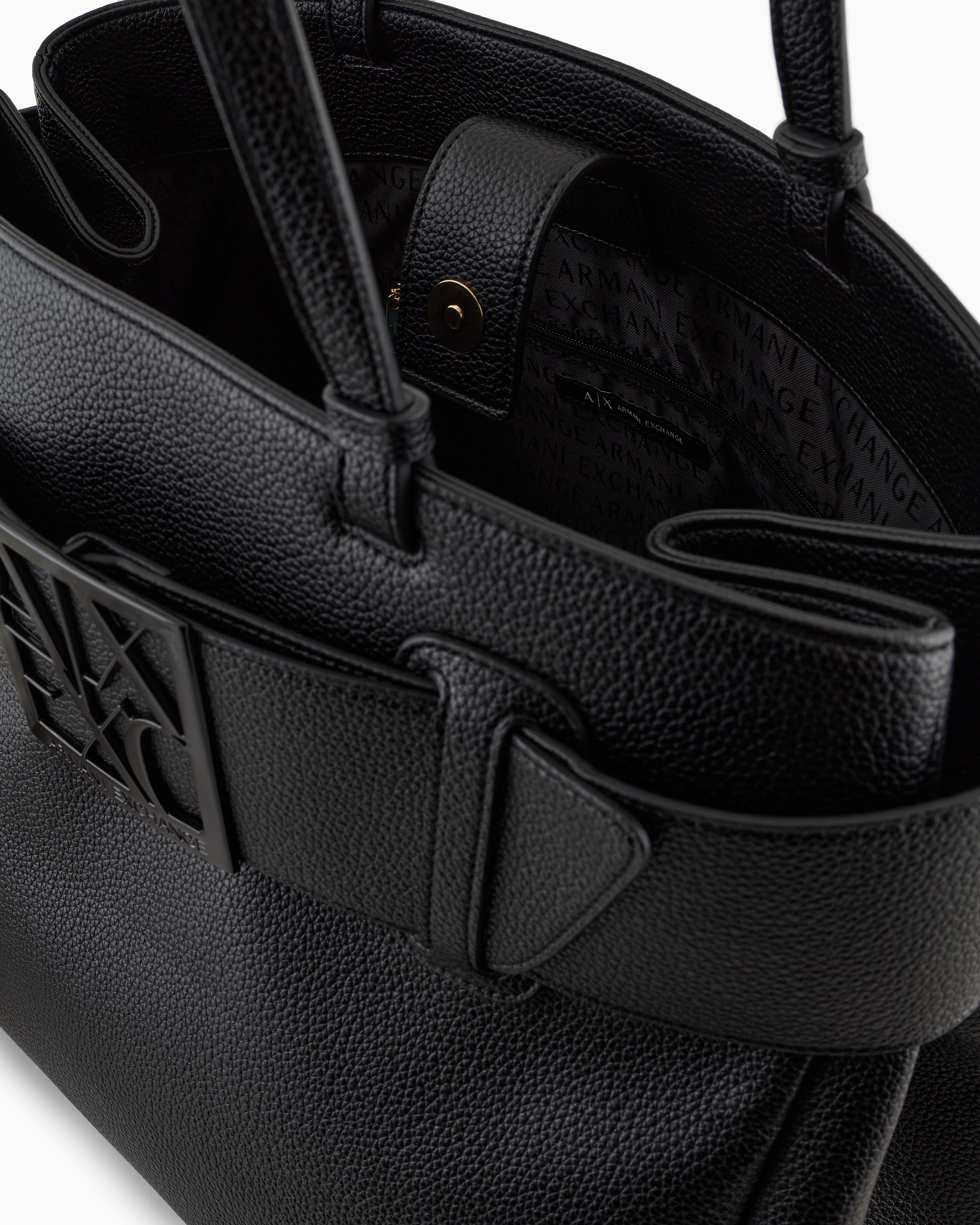 Armani Exchange Shoppers In Black