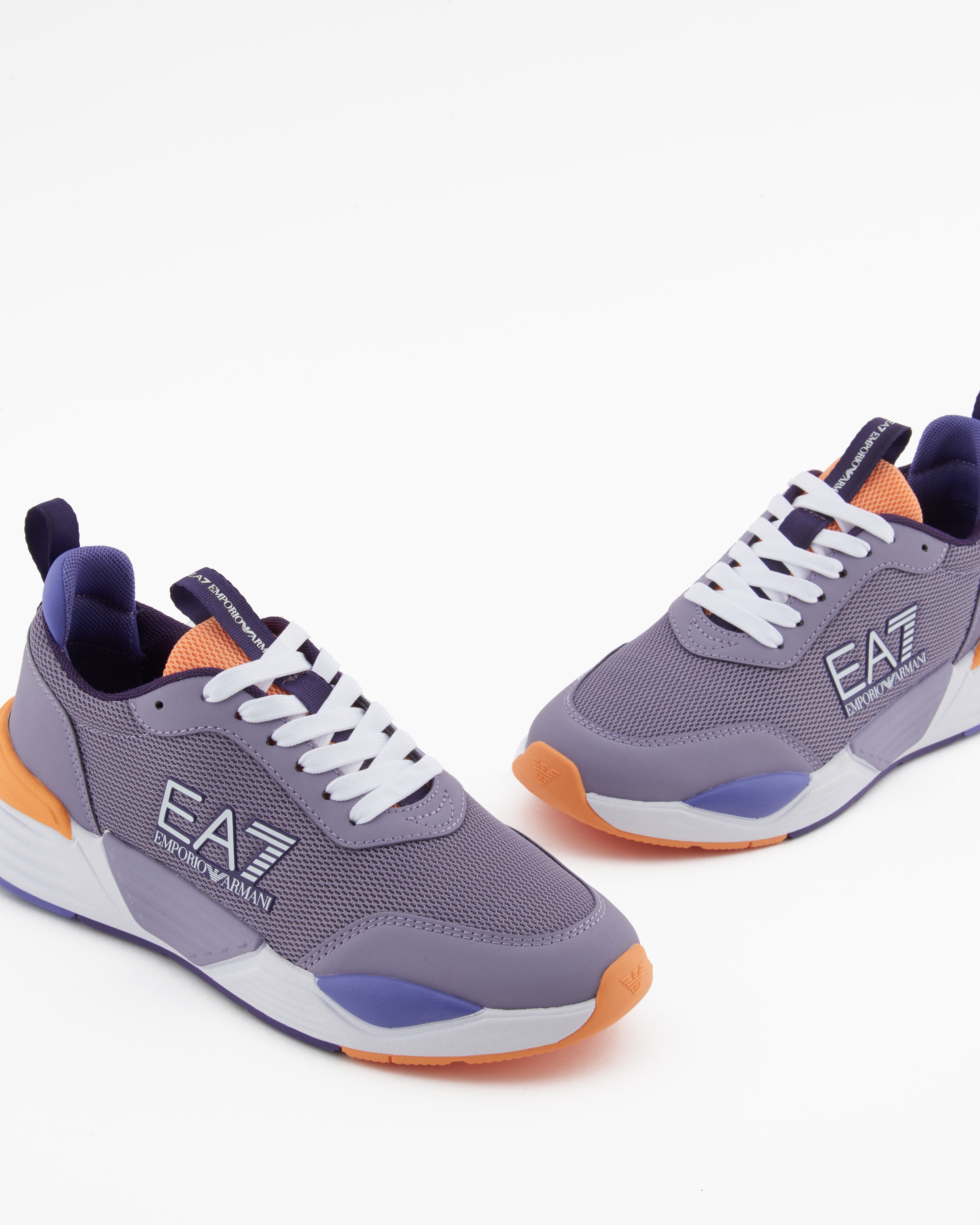 Ea7 Junior Ace Runner Sneakers In Purple