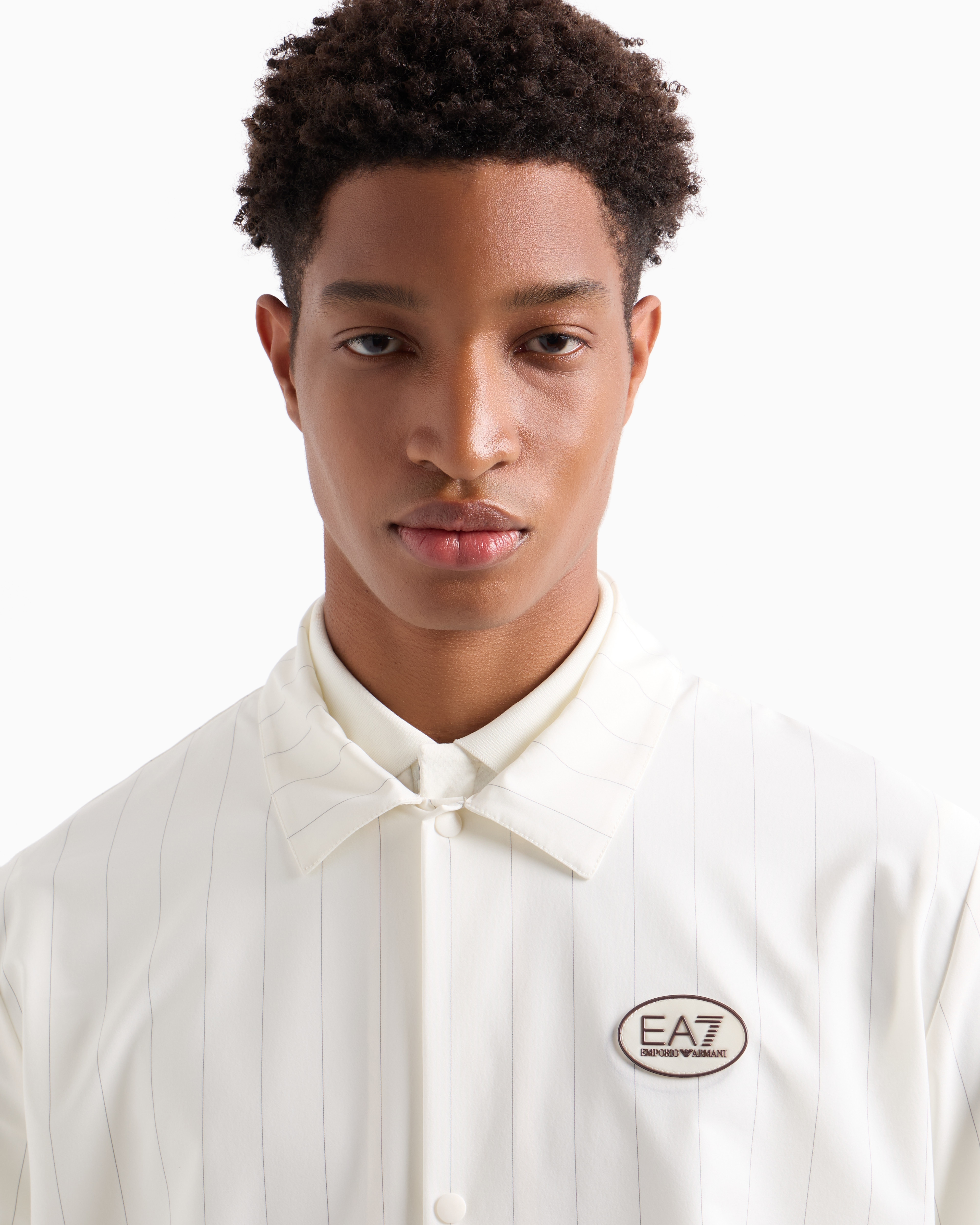 EA7 GOLF PRO VENTUS7 TECHNICAL-FABRIC SHIRT AND TROUSERS SET