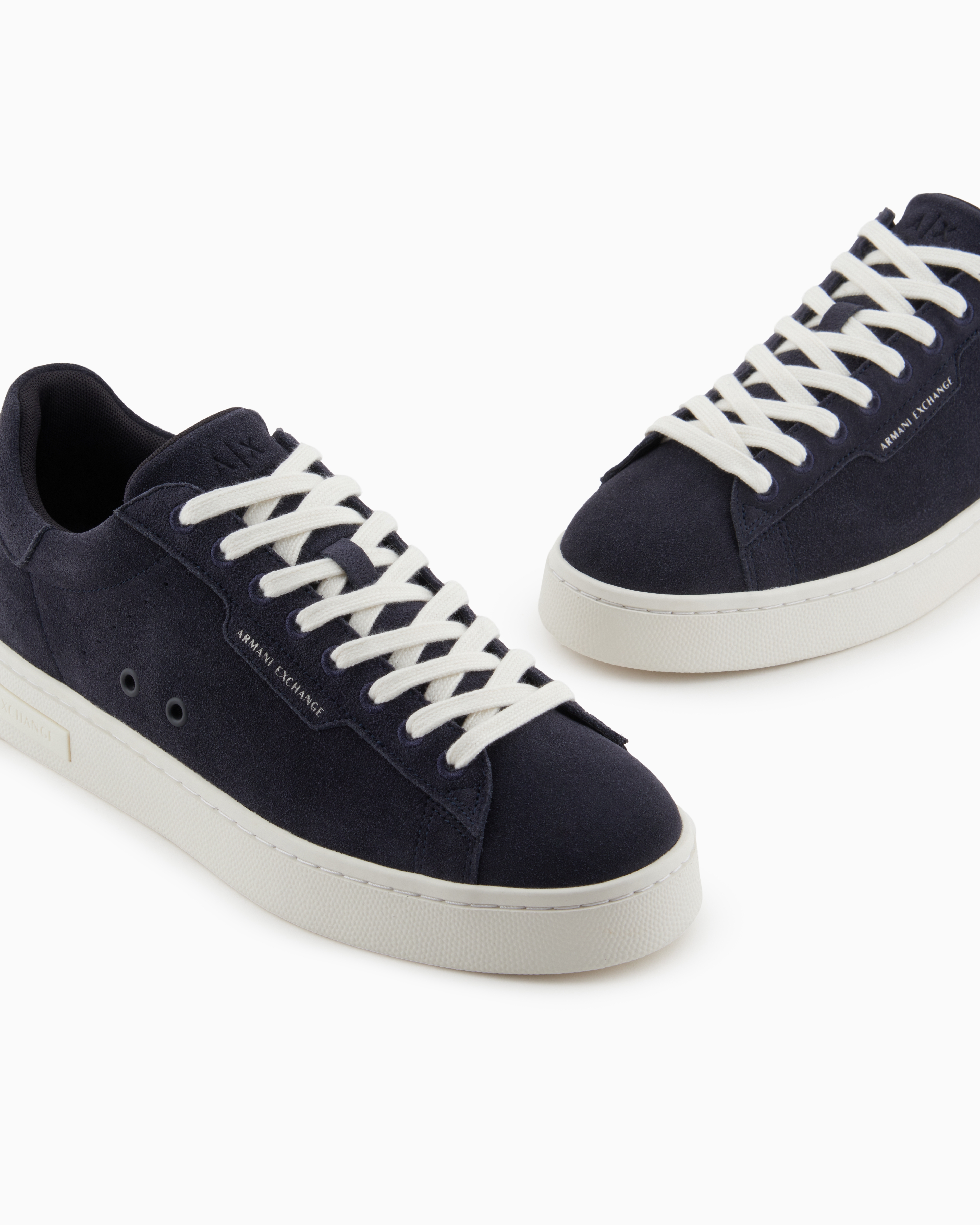 Armani Exchange Sneakers In Navy Blue