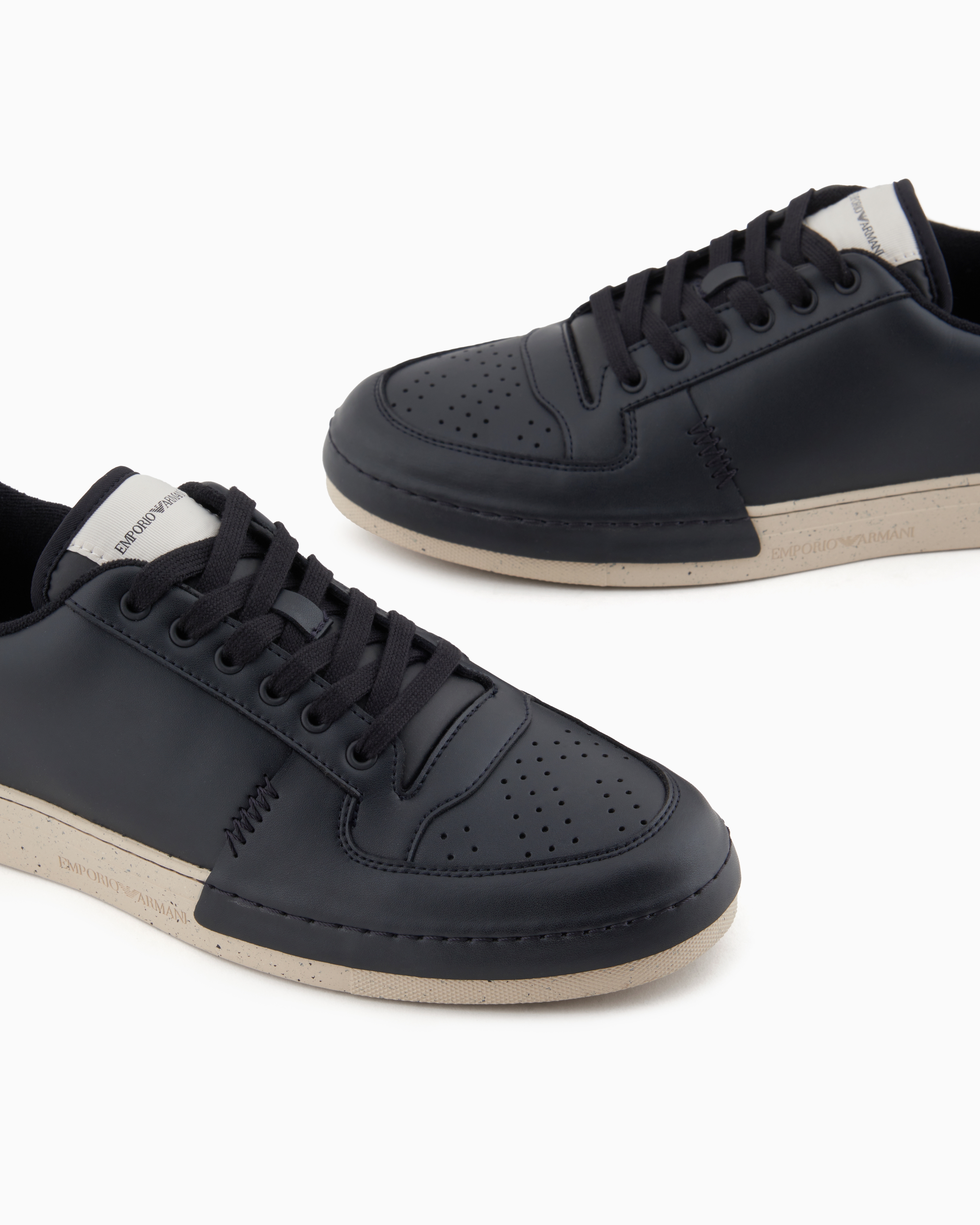 スニーカー スムースレザー | Emporio Armani