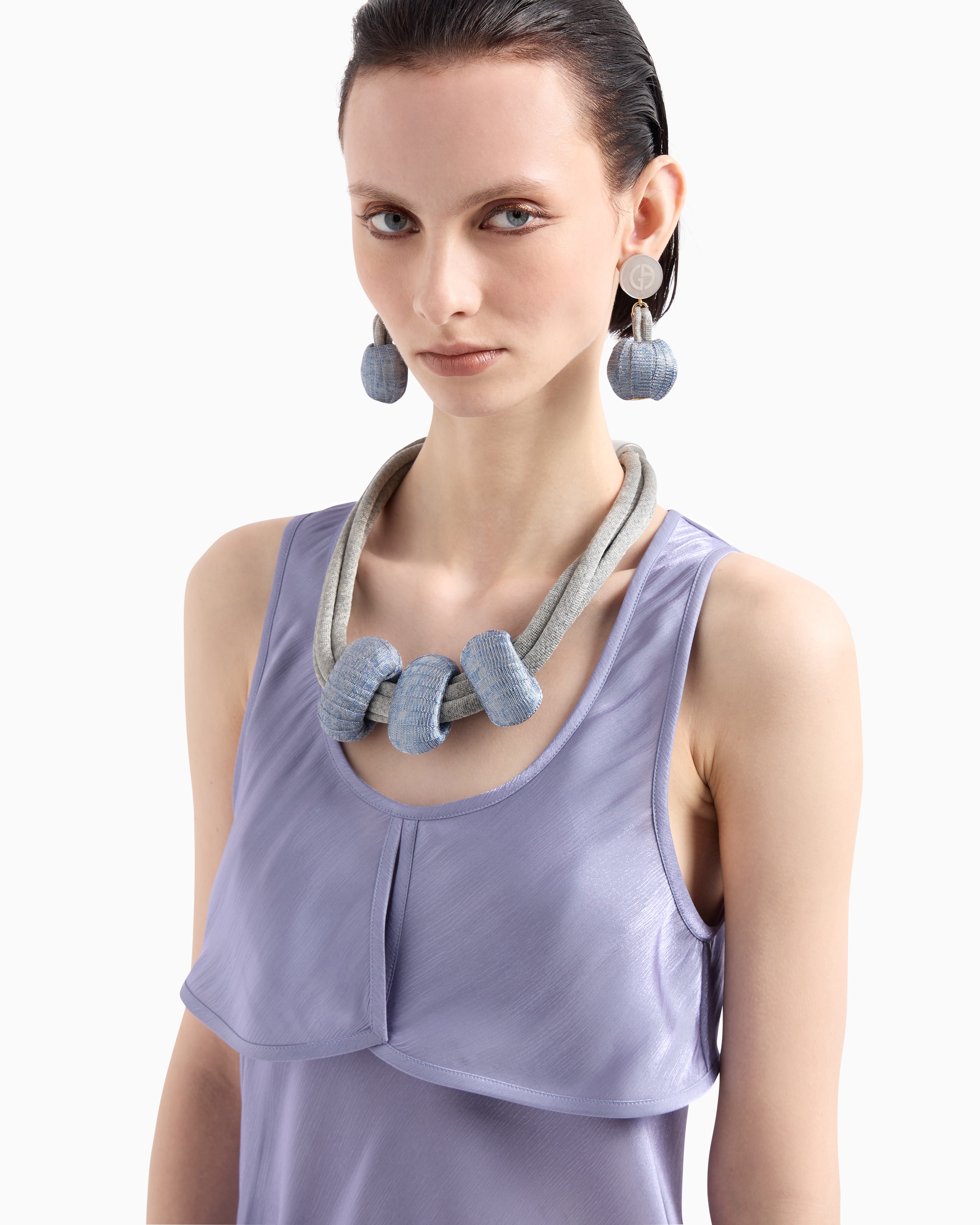Shiny fabric top | Giorgio Armani