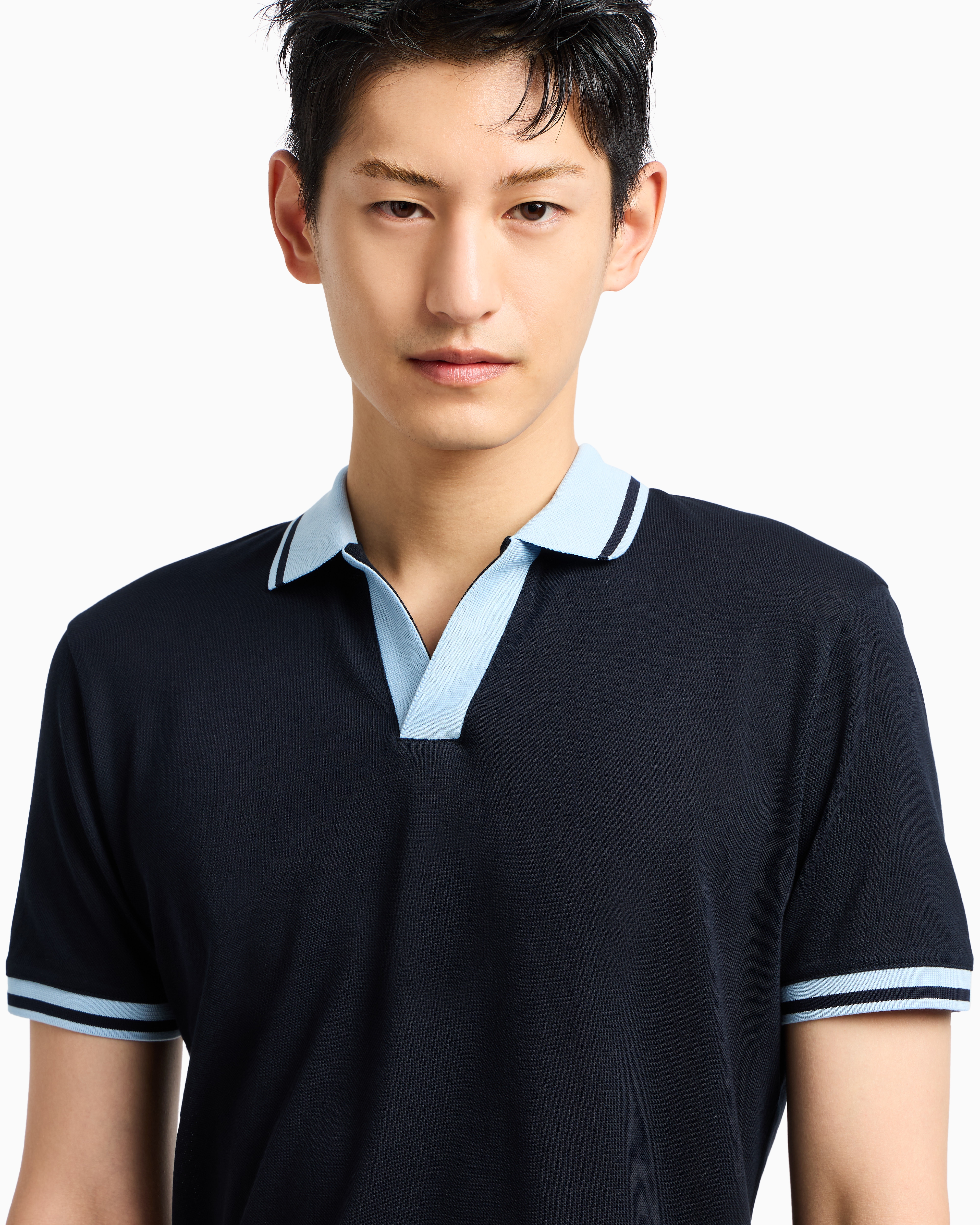 Tシャツ・カットソー EMPORIO ARMANI SS25 POLO SHIRT (EM000850 AF12955 UB118) emporio-armani-em000850-