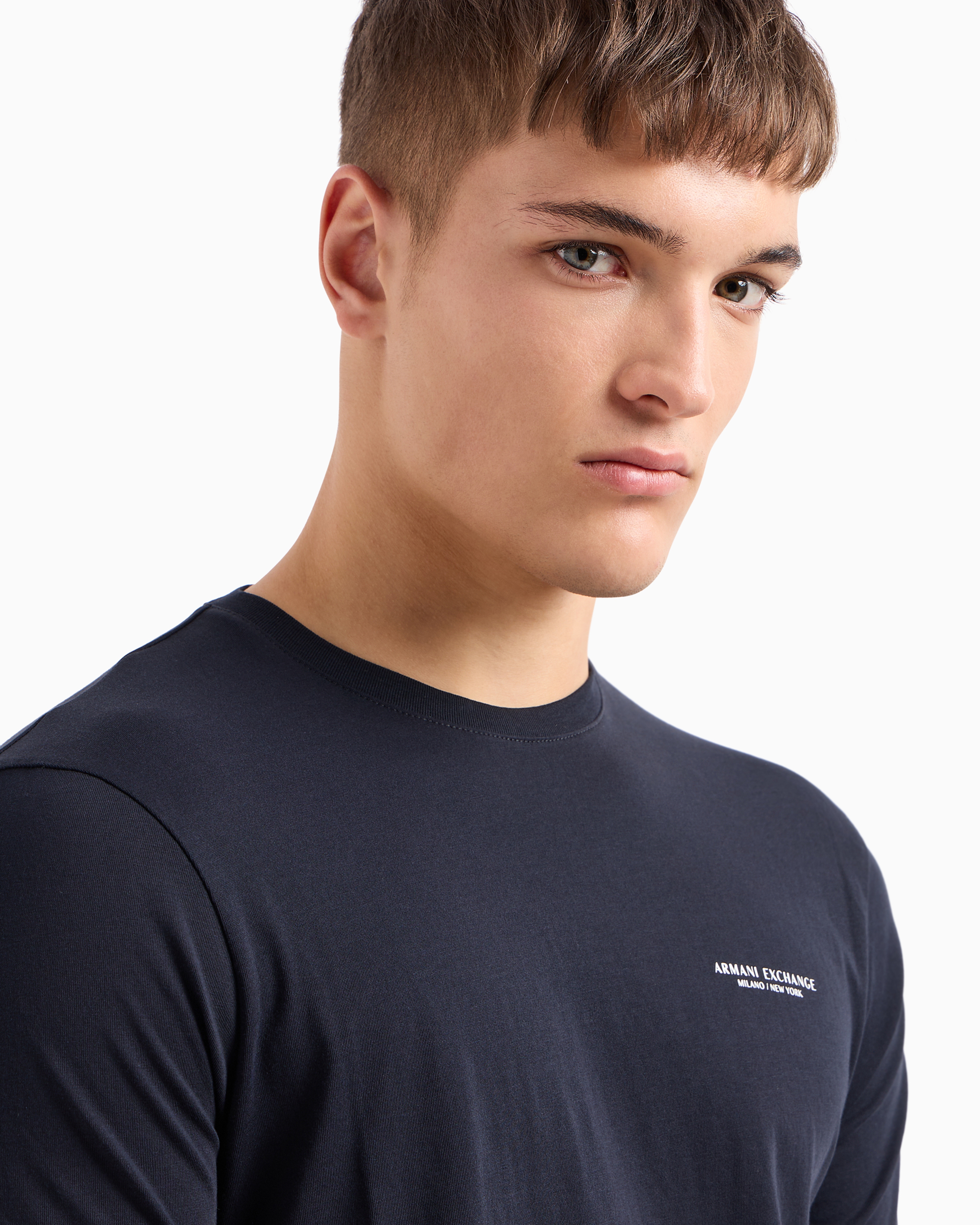Tシャツ・カットソー ARMANI EXCHANGE Men T-shirt Blue 8NZT76Z8H4Z 1510 T-Shirt Armani Exchange (8NZTCJ Z8H4Z 1510) 8NZTCJ-1510