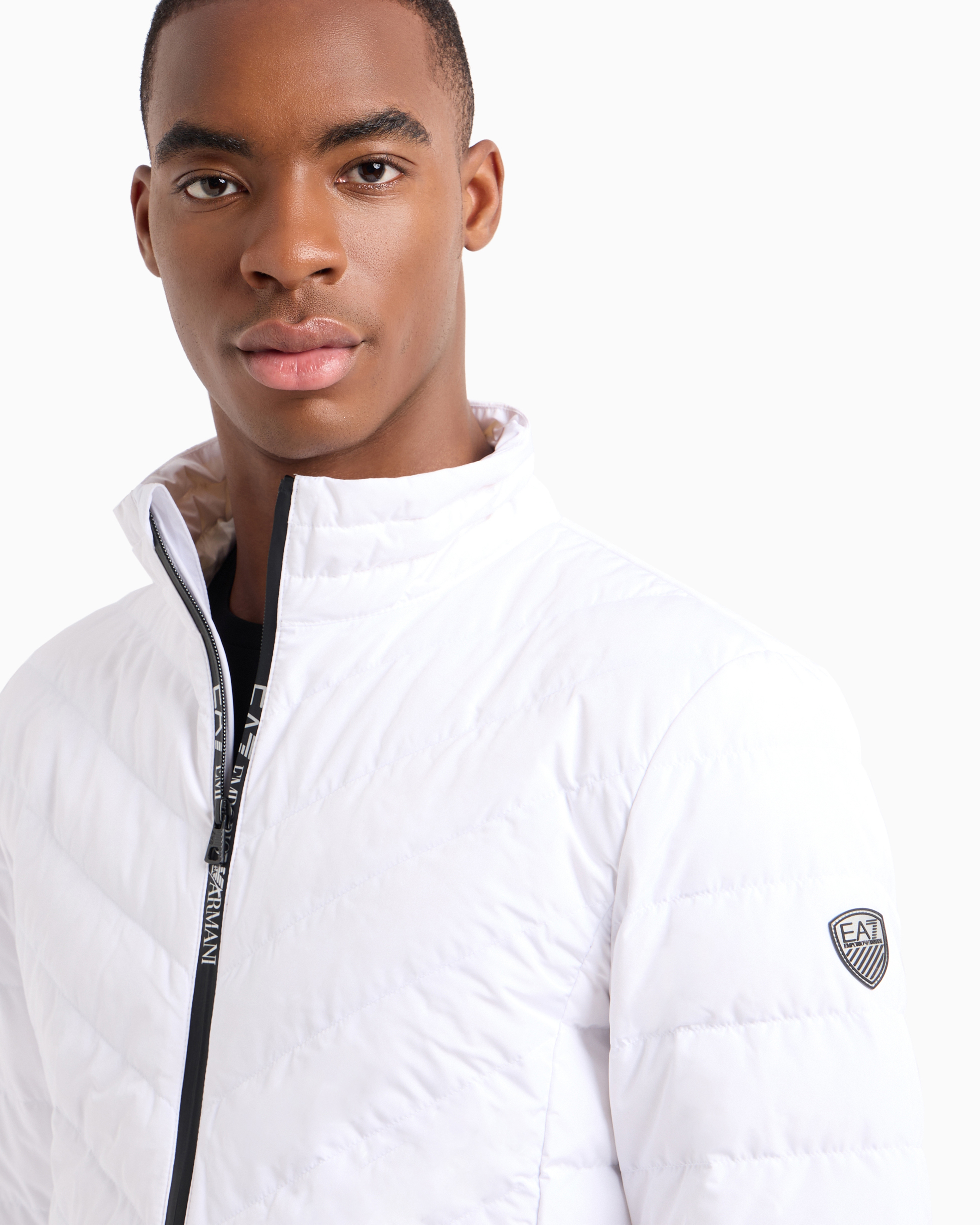 White armani jacket top