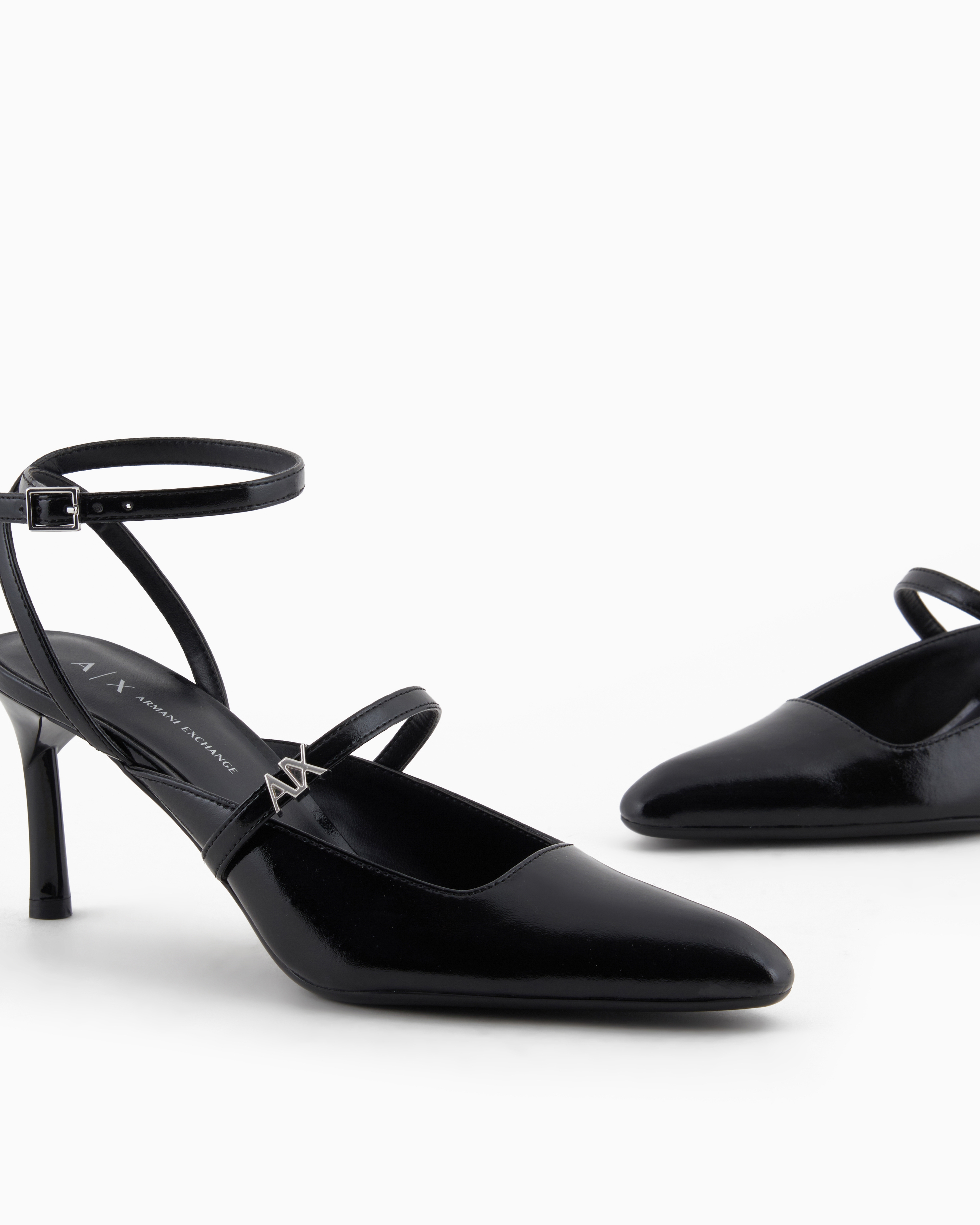 Armani Exchange Heels In Black