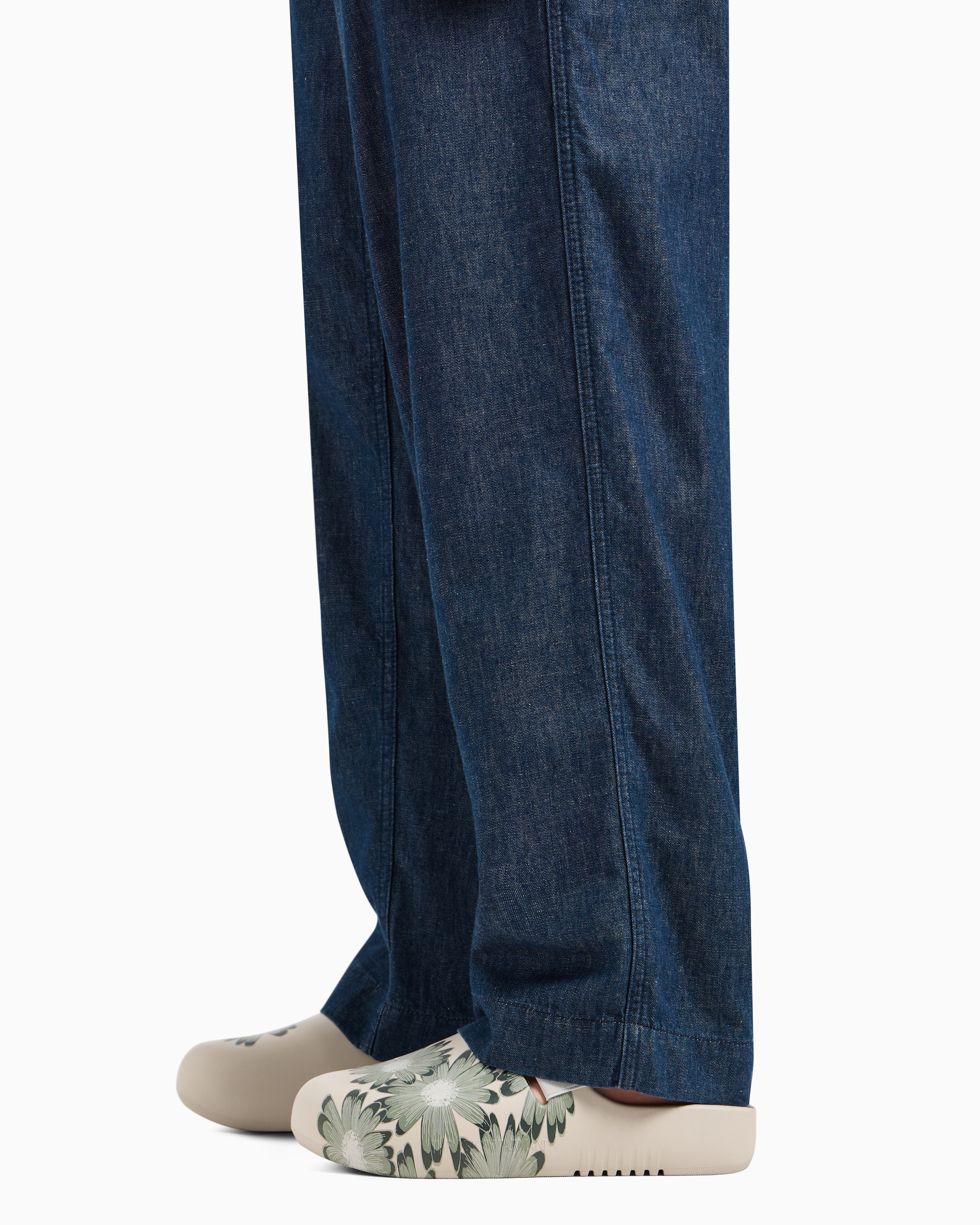 Emporio Armani High-rise Straight-leg Jeans In Blue