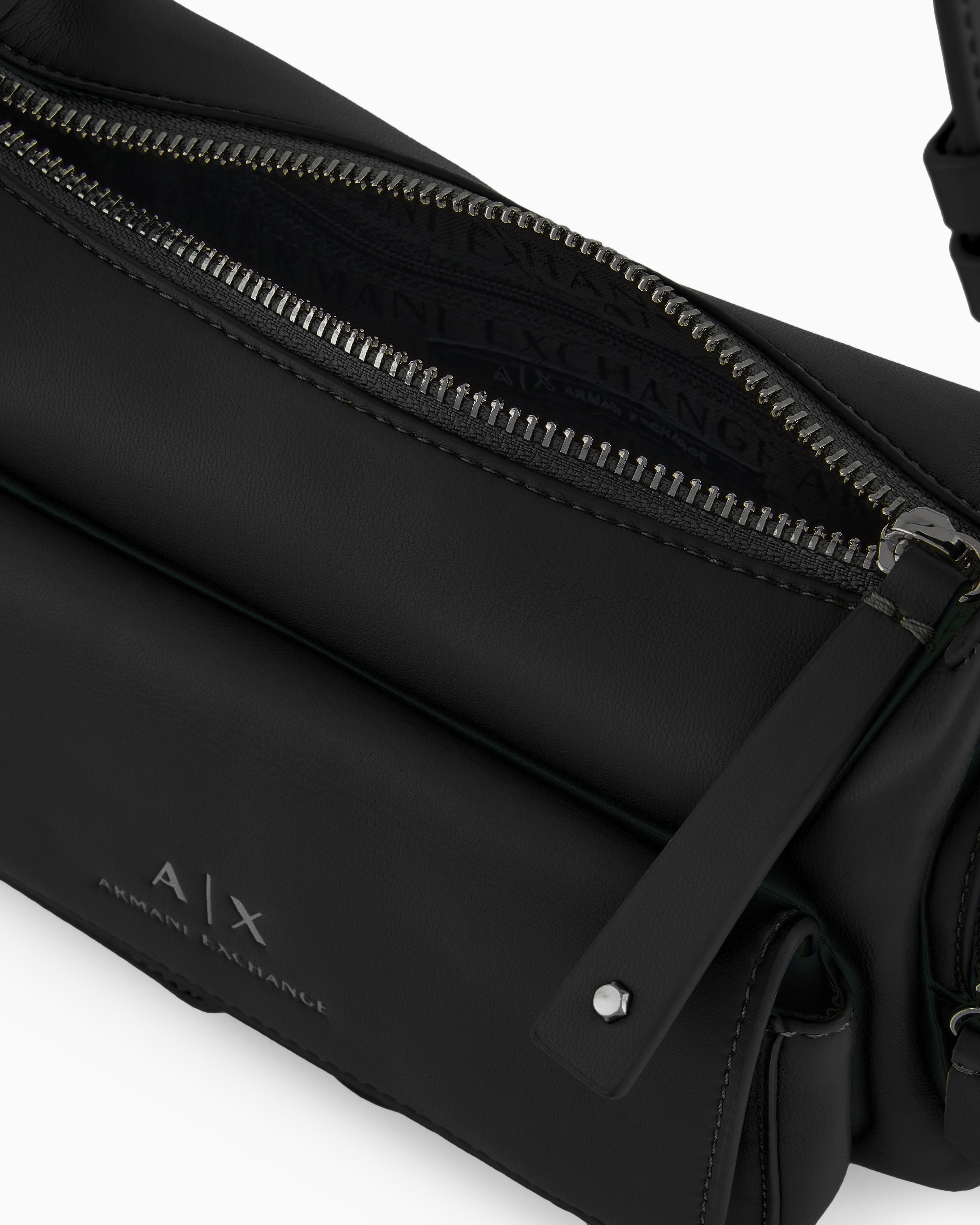 Armani Exchange Shoulder Bags In Black