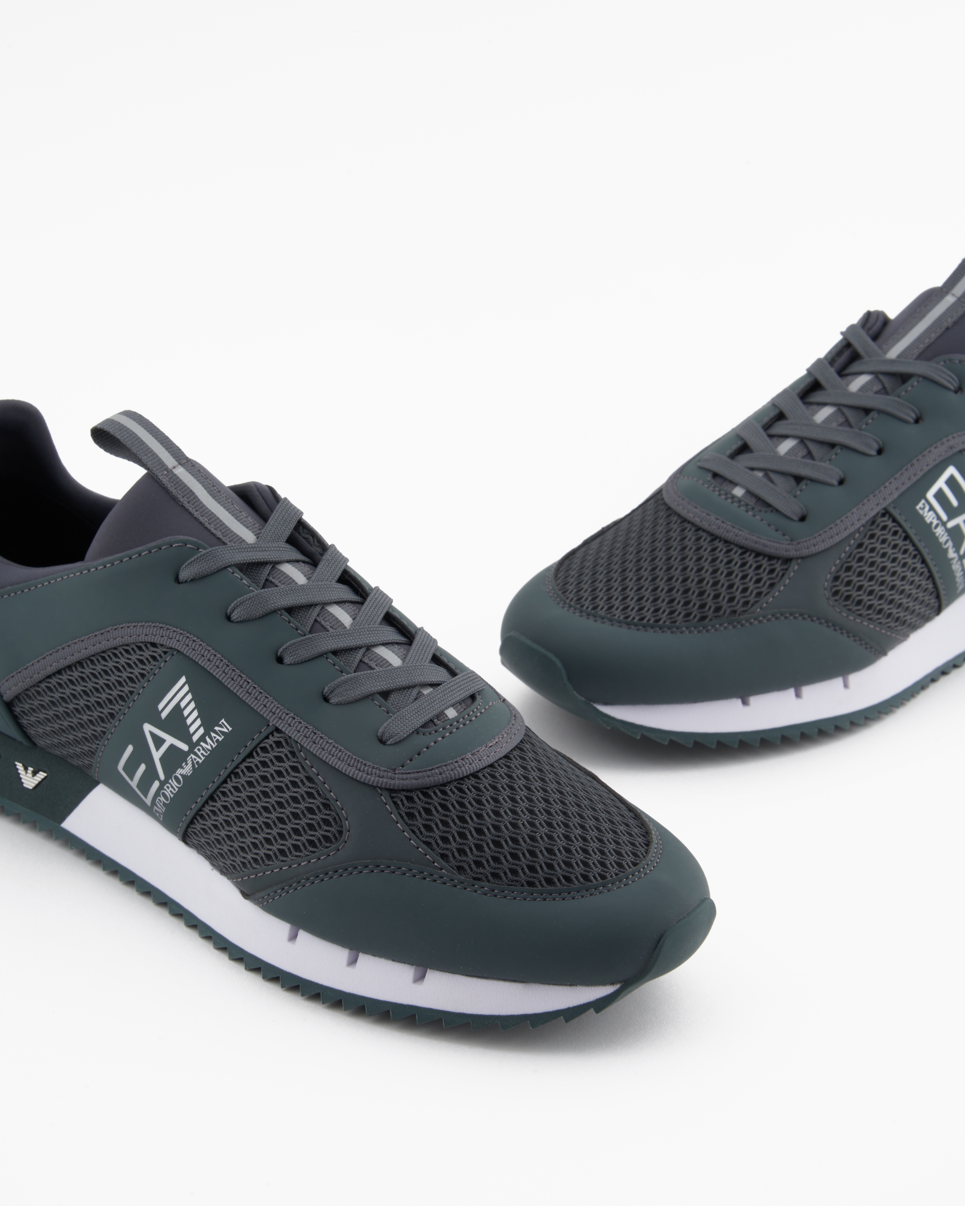 Ea7 Sneakers In Silver