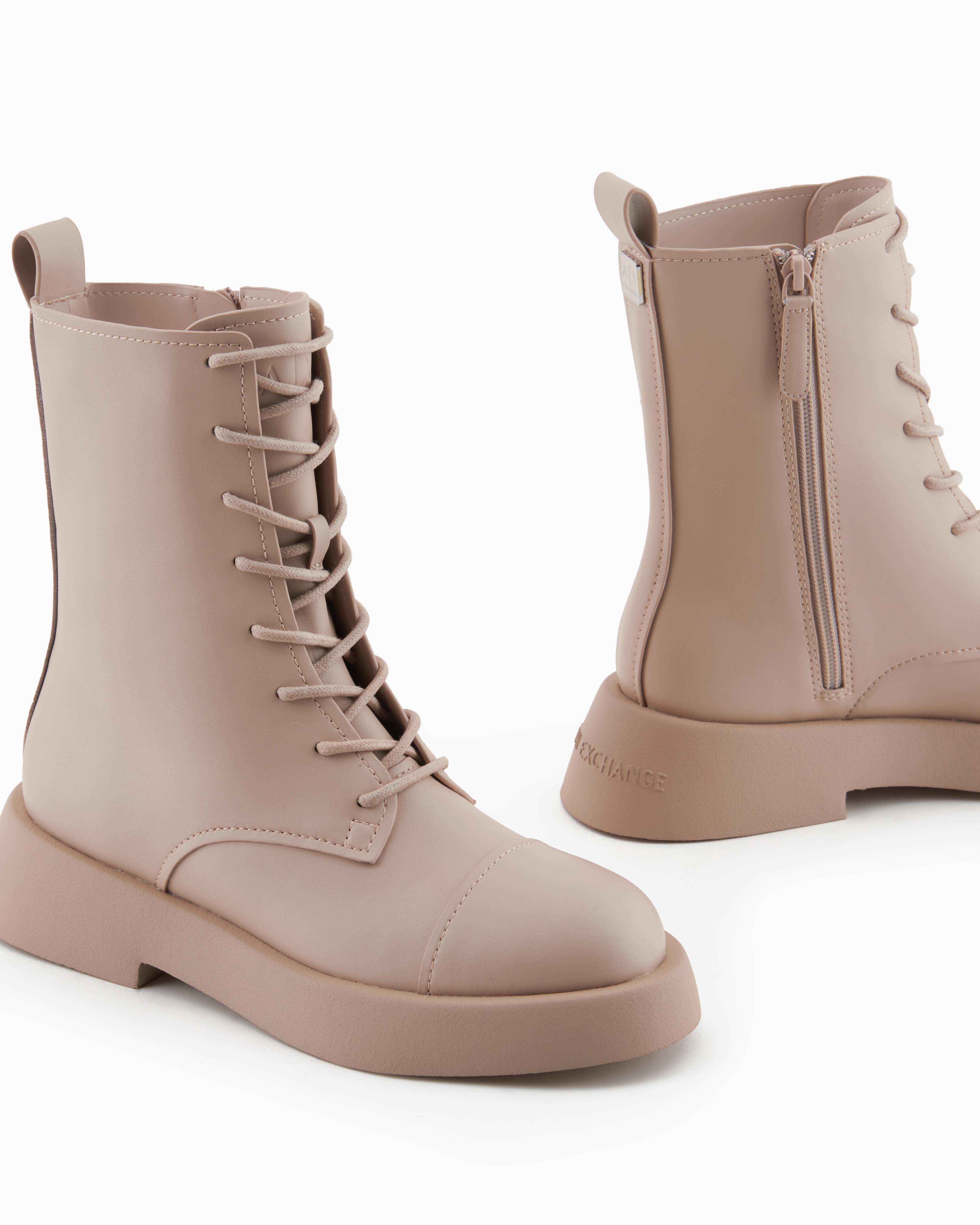 Armani Exchange Booties In Pink