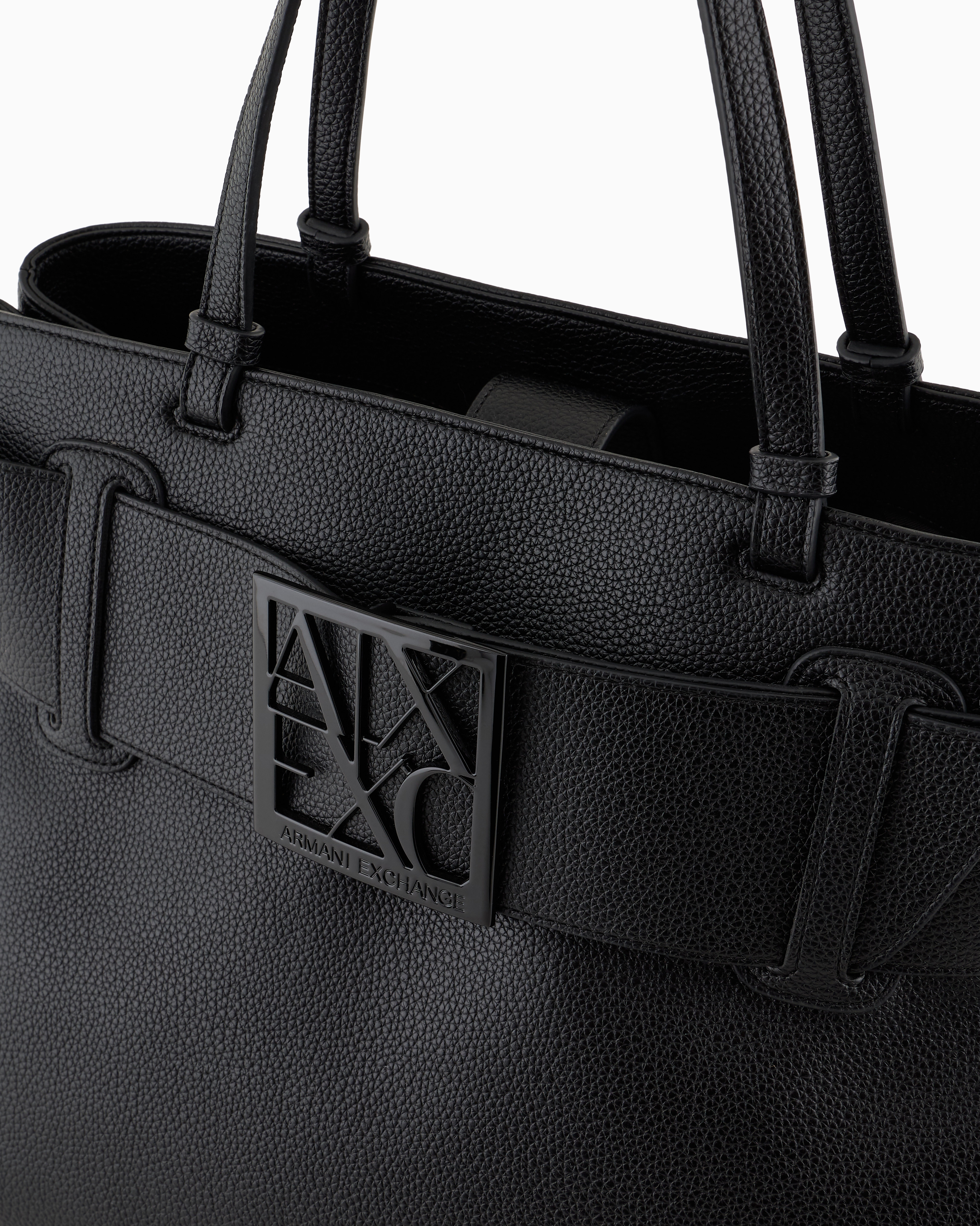 Armani Exchange Shoppers In Black
