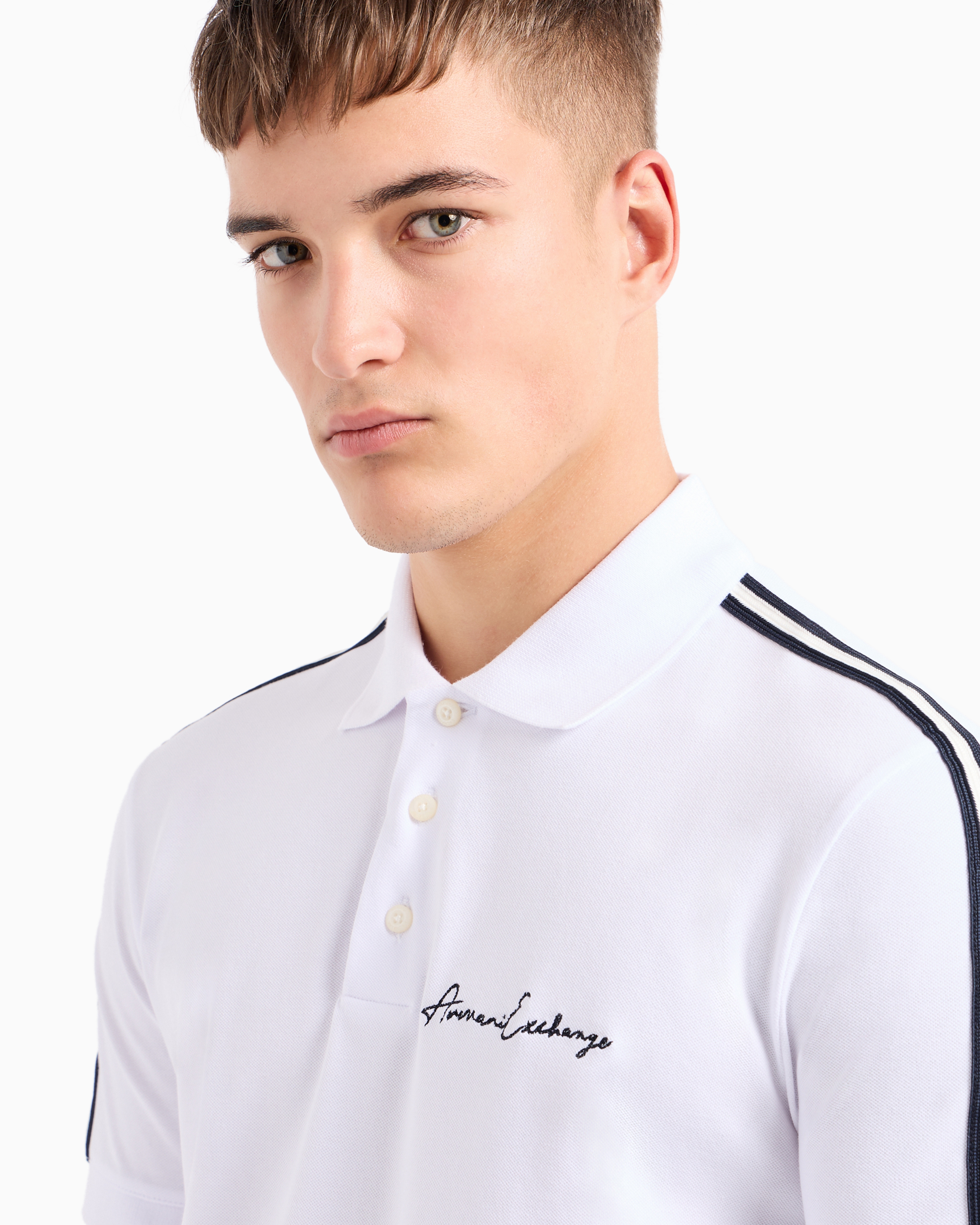 Regular fit polo shirt with Signature Logo