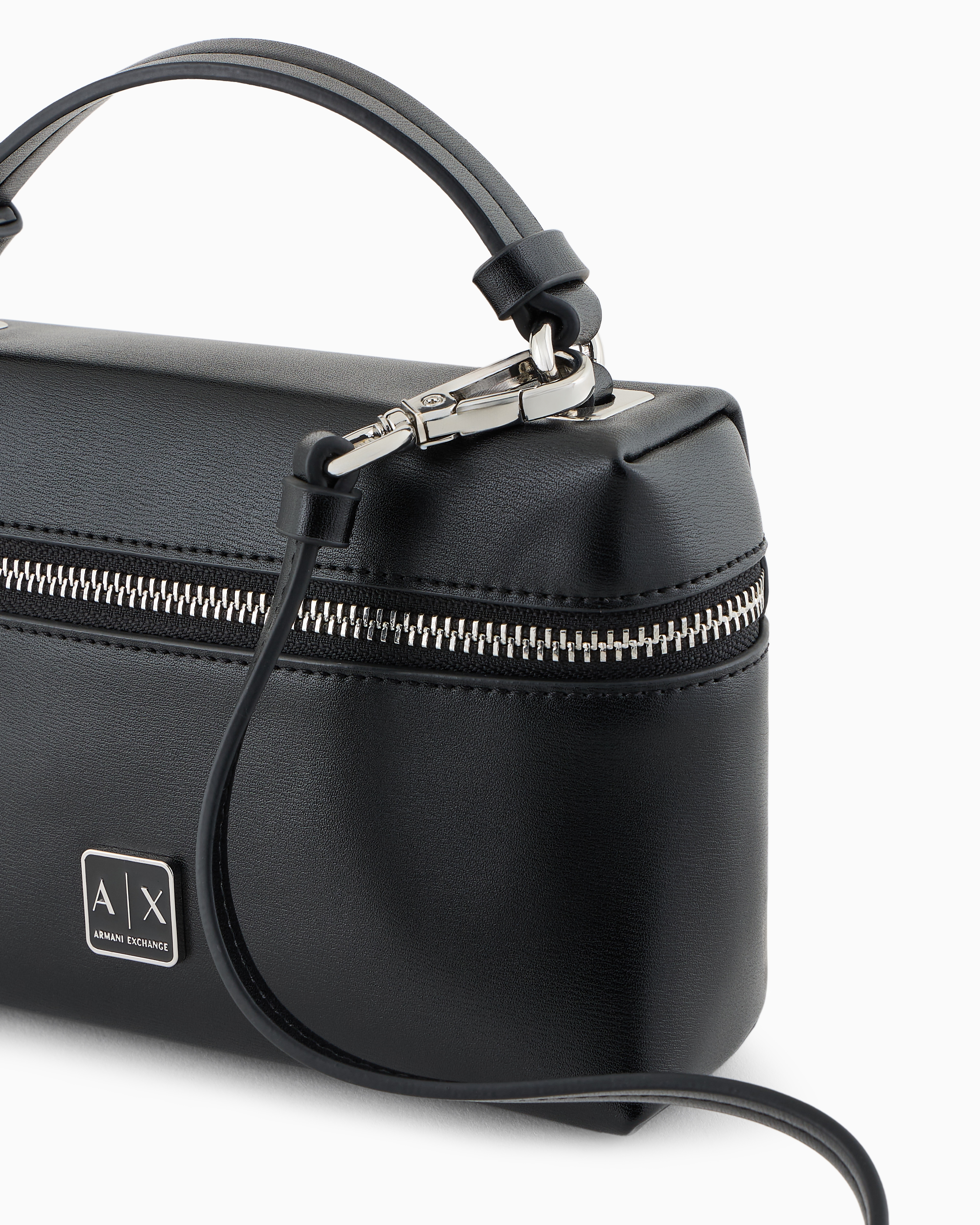 Armani Exchange - Small trunk bag, Woman, Black, Size: TU