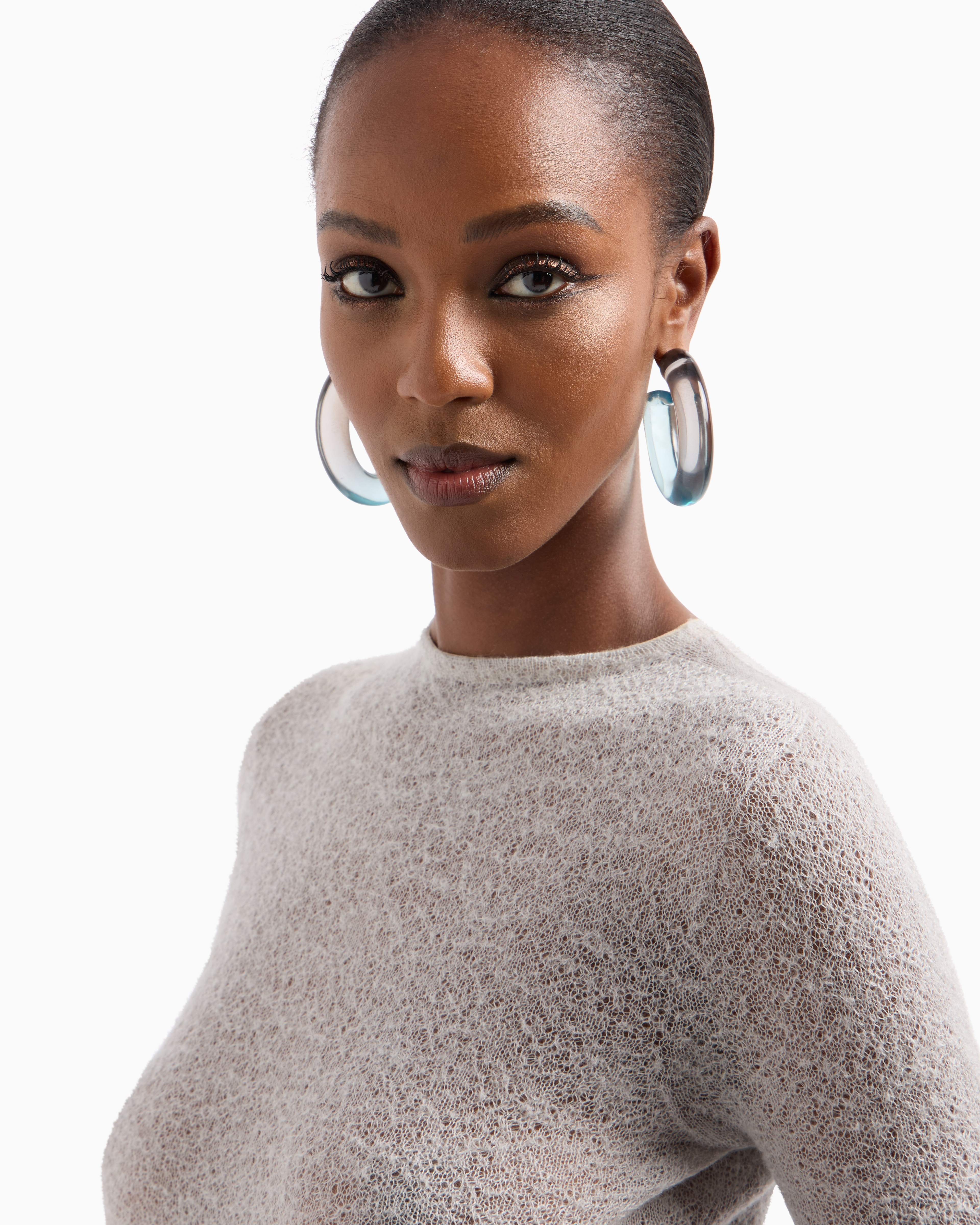 Giorgio Armani Earrings In Transparent