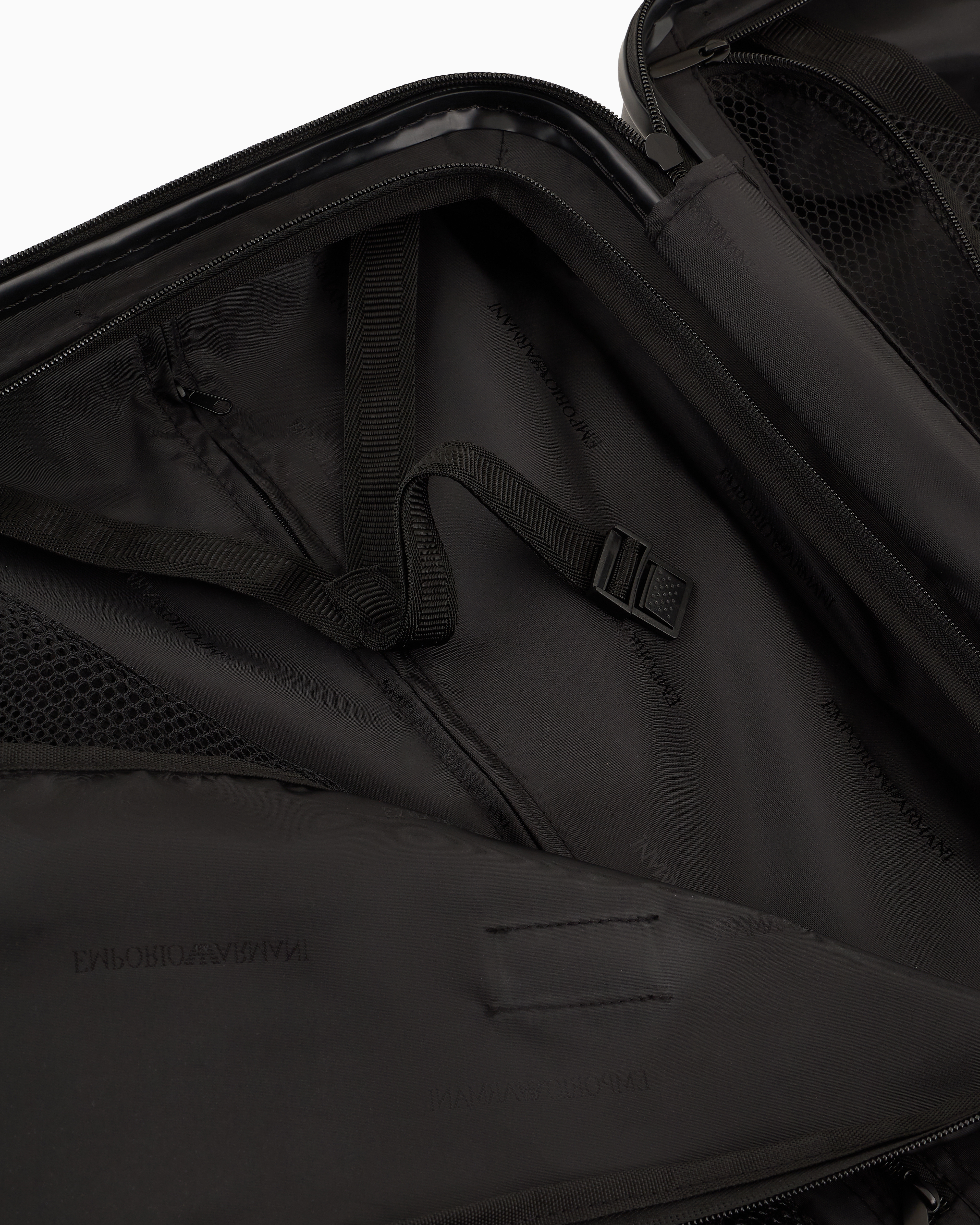 EMPORIO ARMANI Y3I048YZB0XU6208 関税送料込 ABS スーツケース サフィアーノディテール＆イーグルプレート