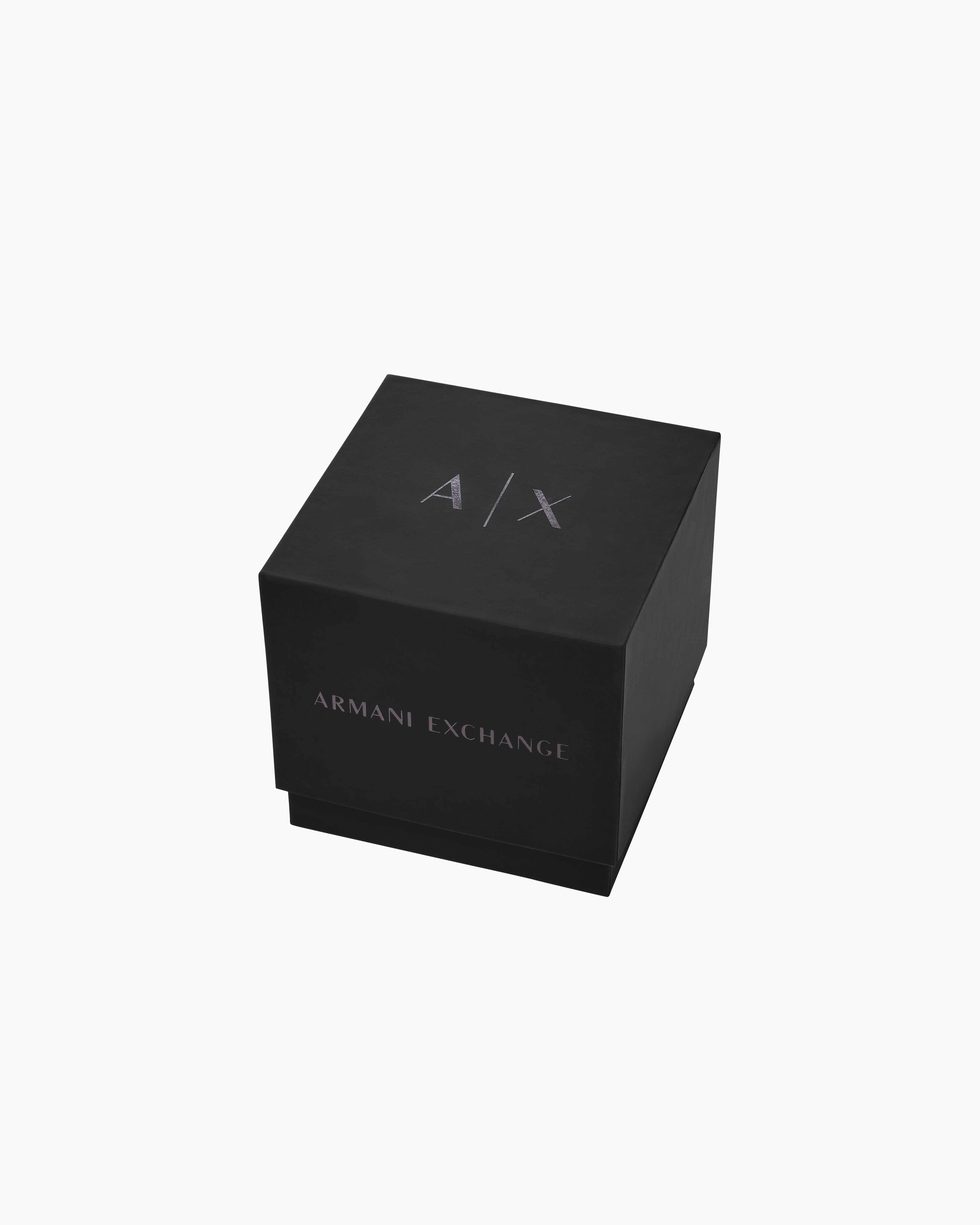 Armani Exchange Automatic Blue Stainless Steel Watch In Multicoloured