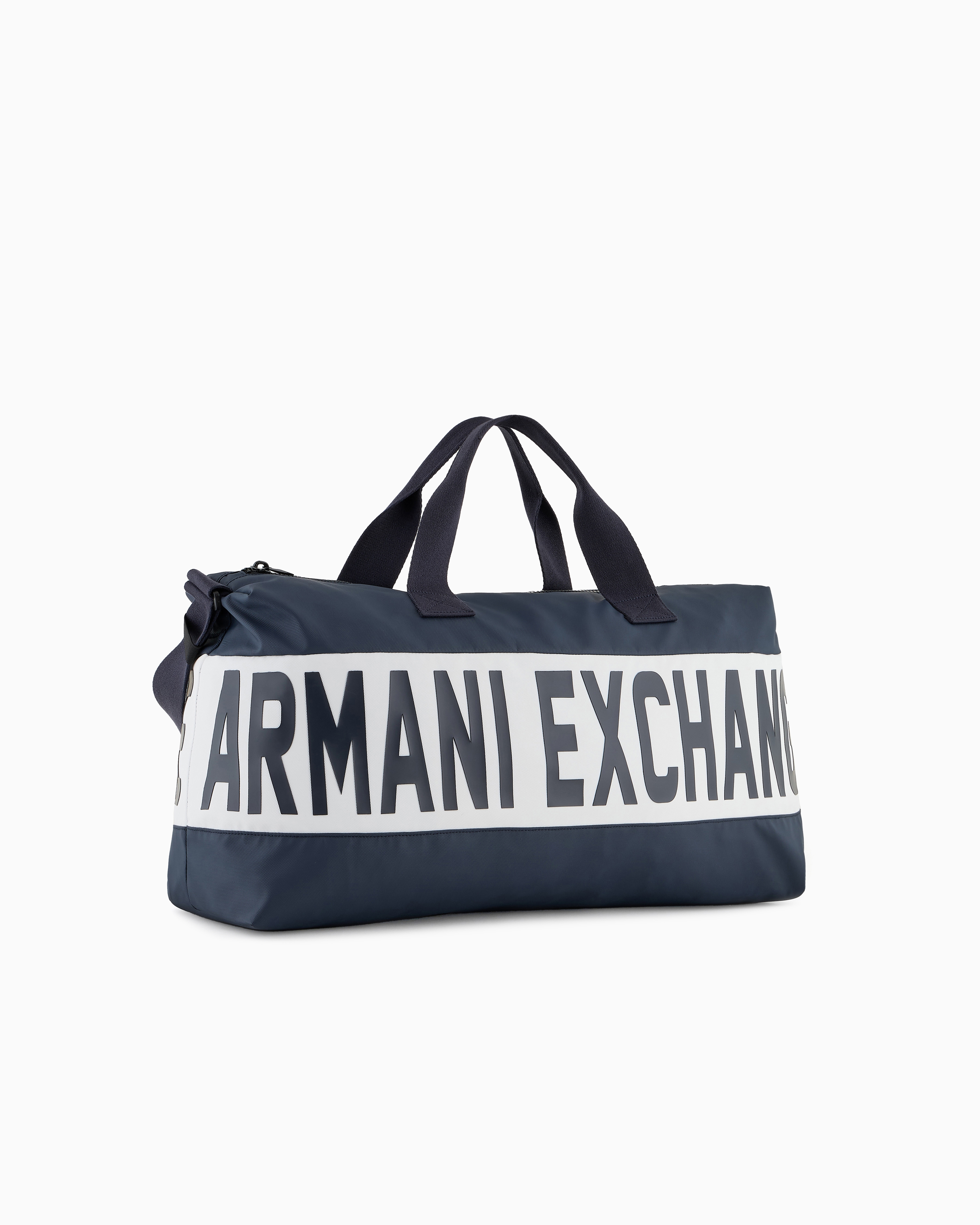 Armani Exchange Duffle Bags In Blue