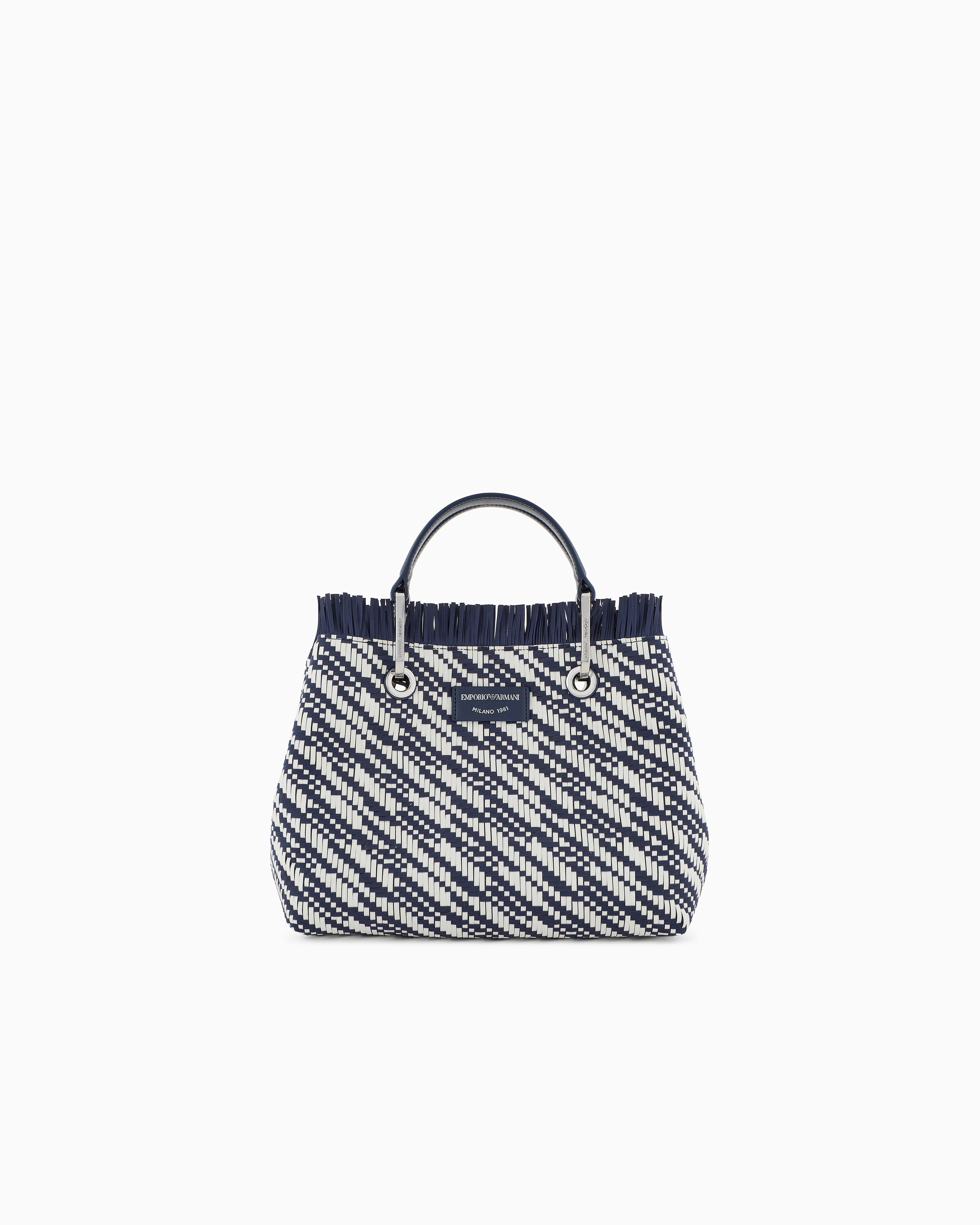 Emporio Armani Shoppers In Blue