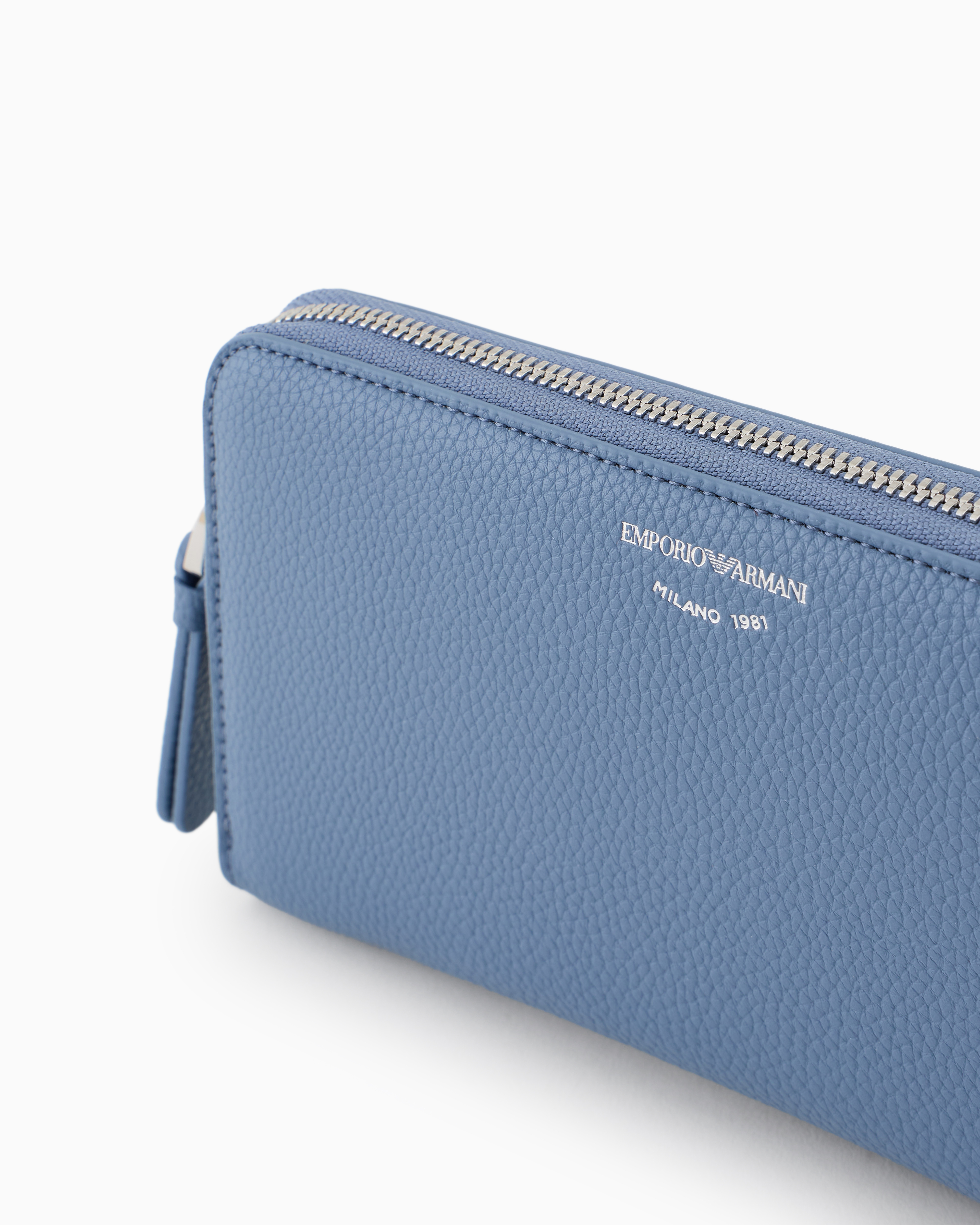 MyEA ラウンドジップウォレット ディアプリント | Emporio Armani