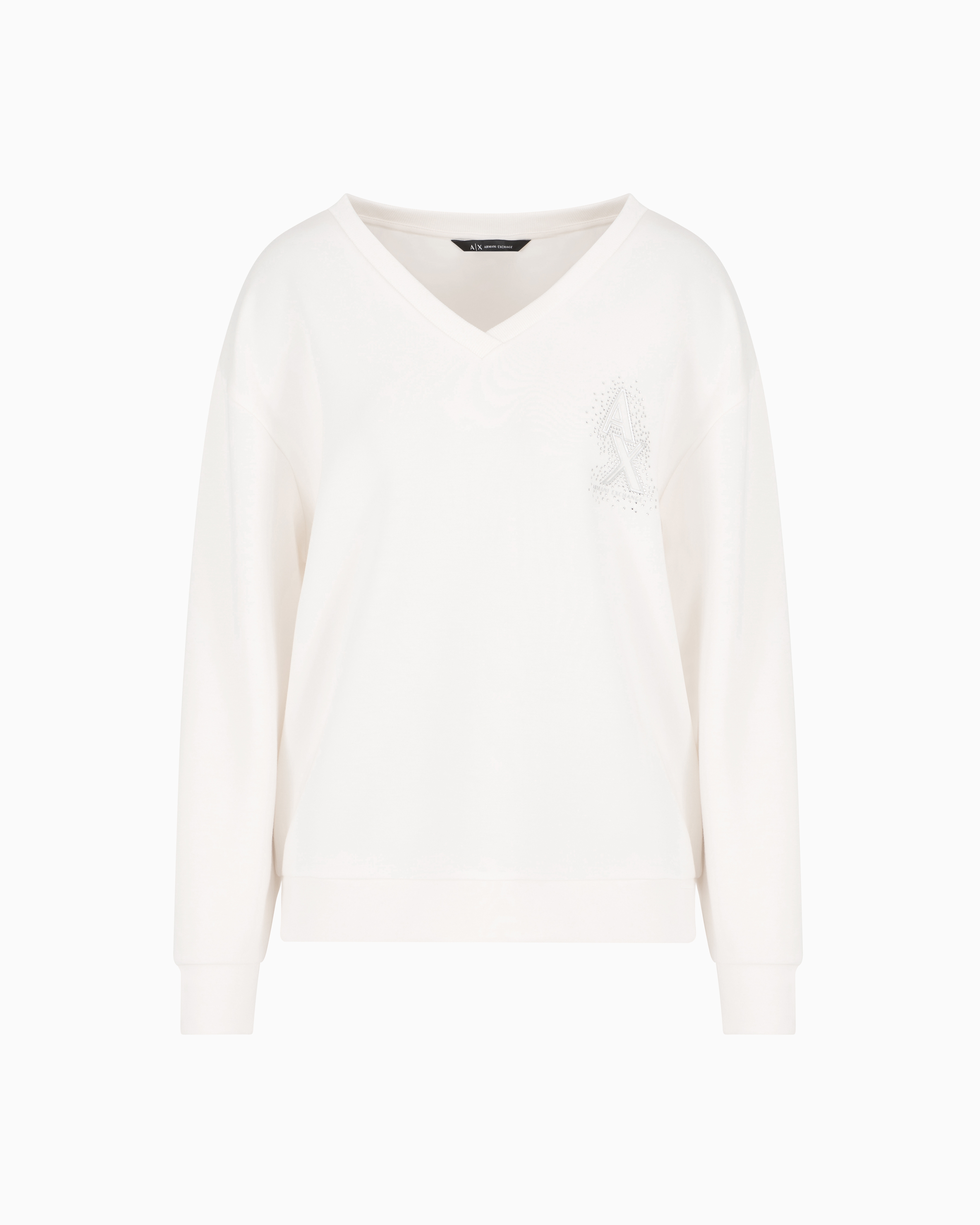 Armani Exchange Sweatshirts Without Hood In White
