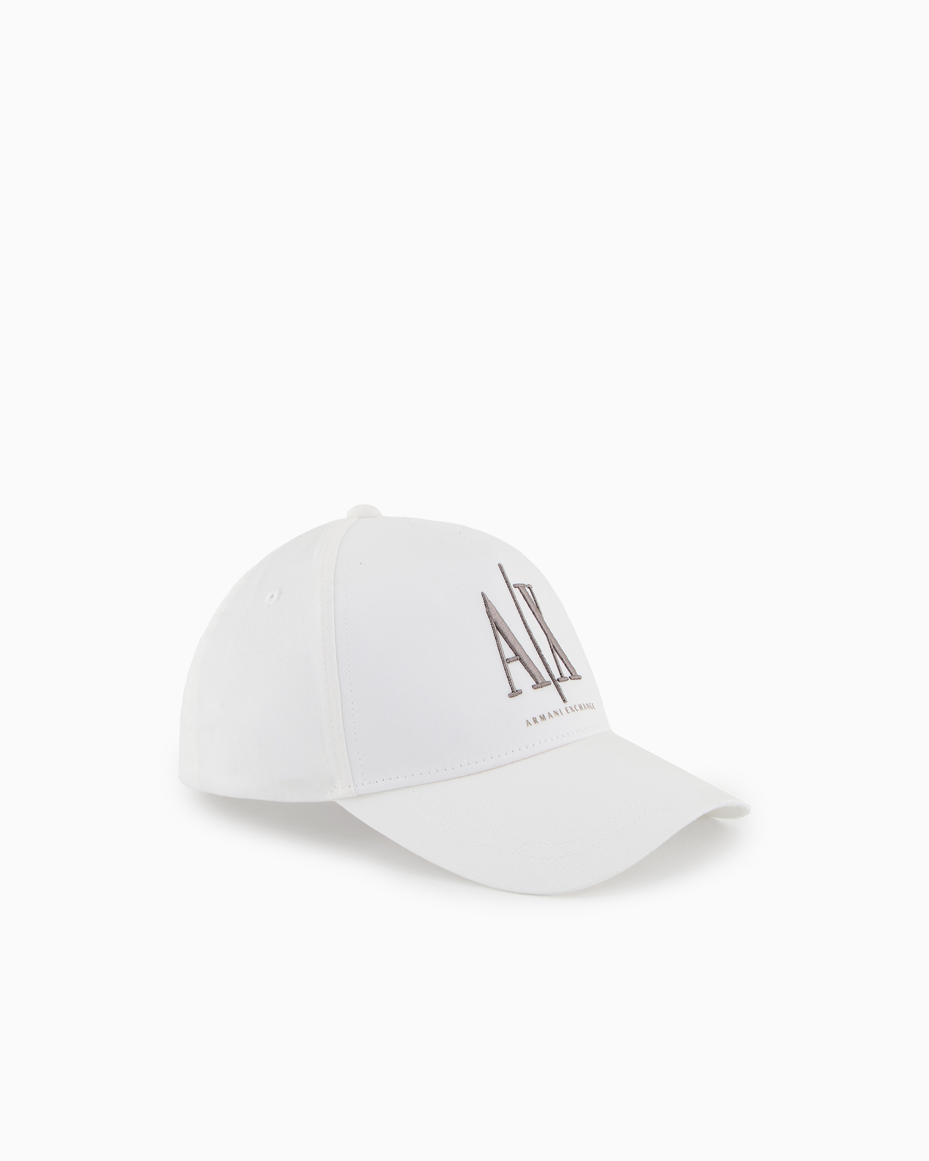 Armani Exchange Caps In White