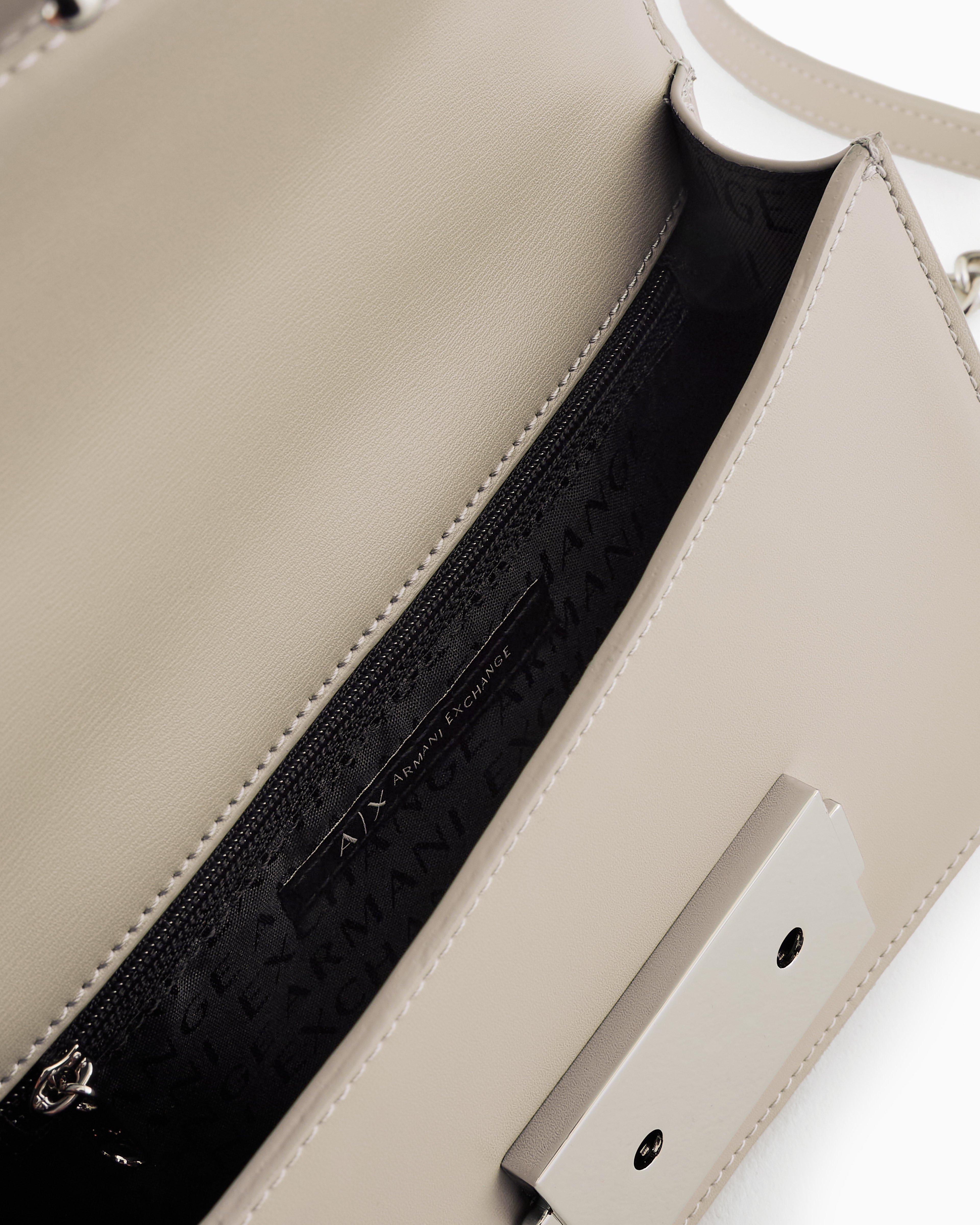 Armani Exchange Crossbody Bags In Beige