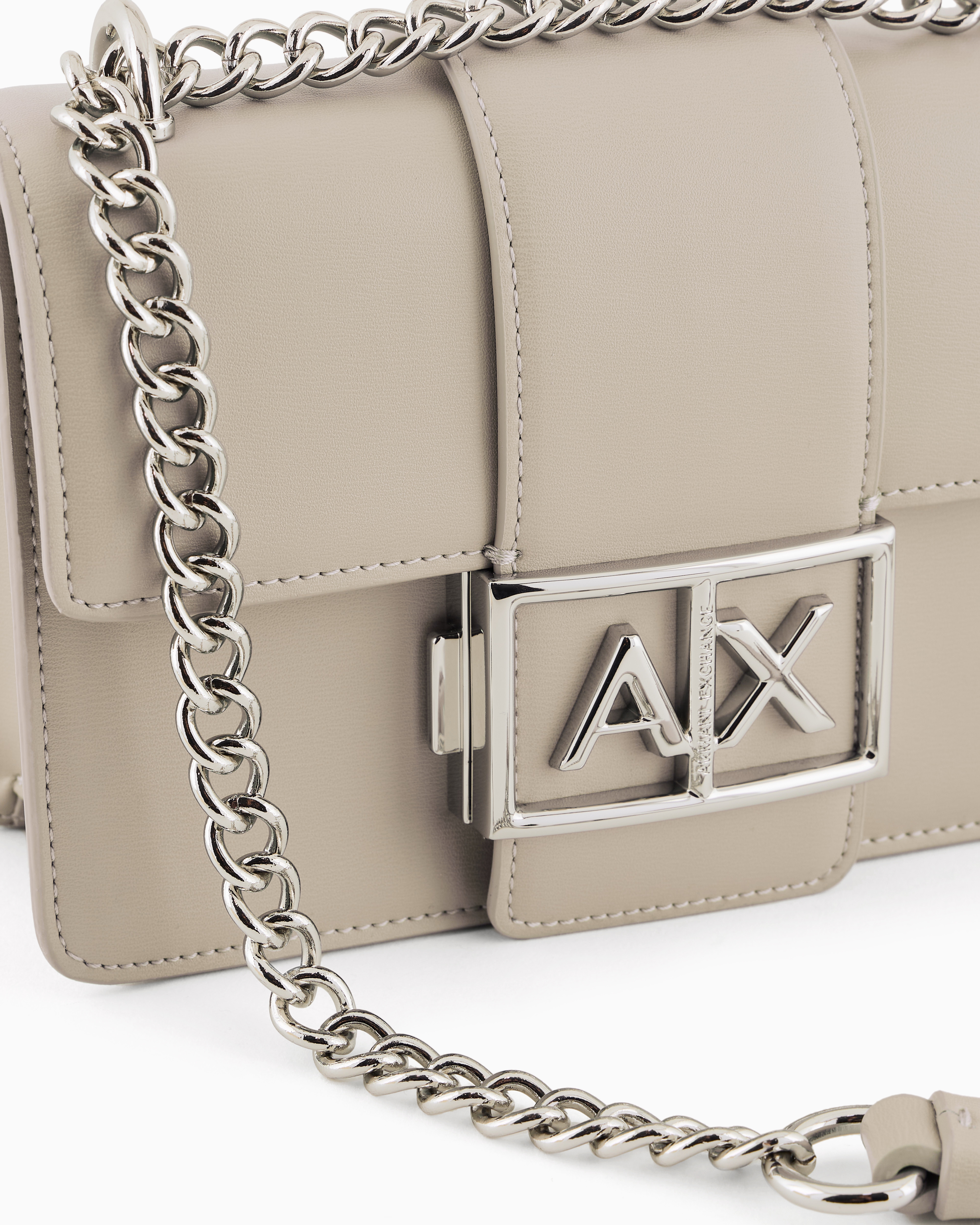 Armani Exchange Crossbody Bags In Beige