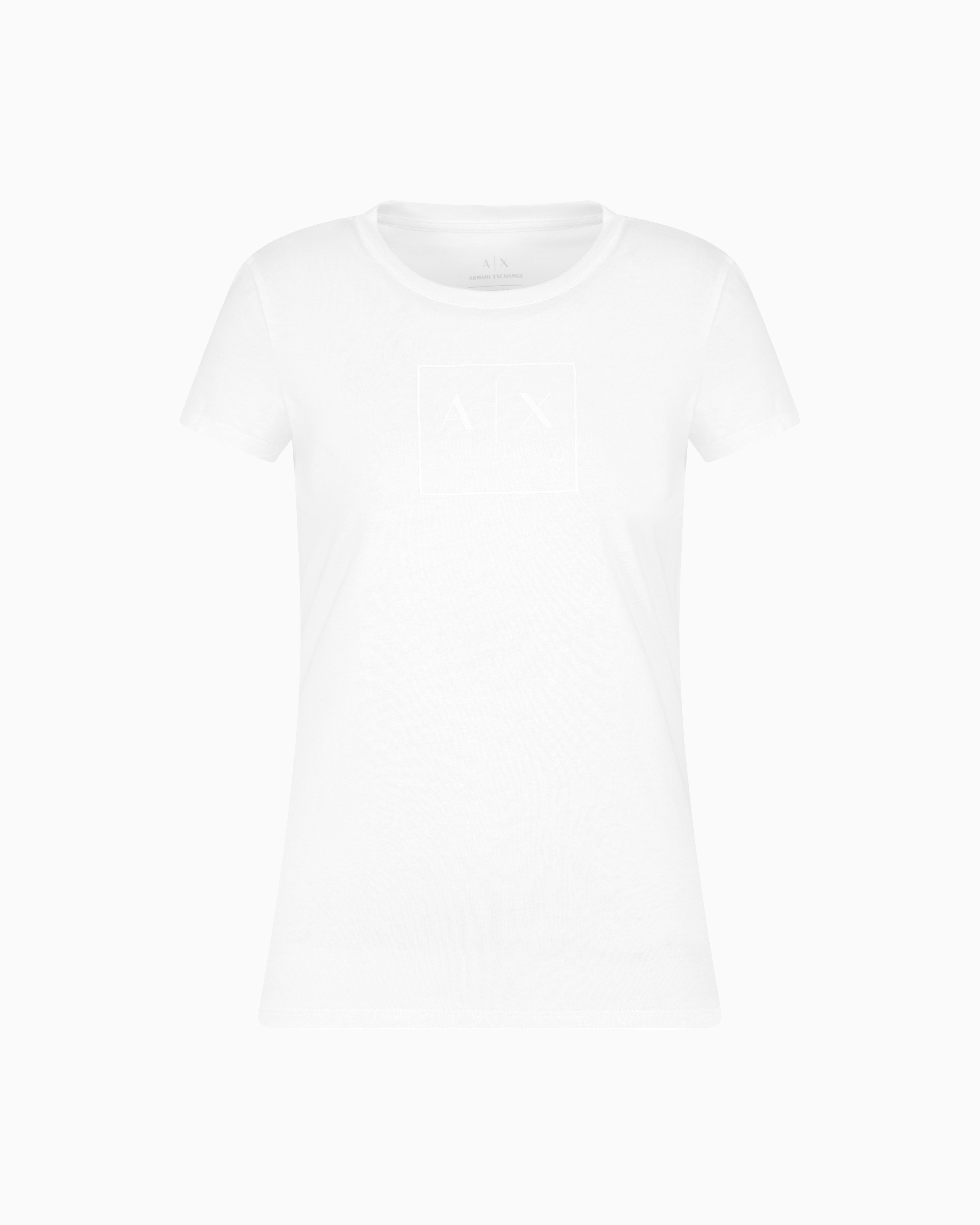 Armani Exchange Slim Fit T-shirts In White
